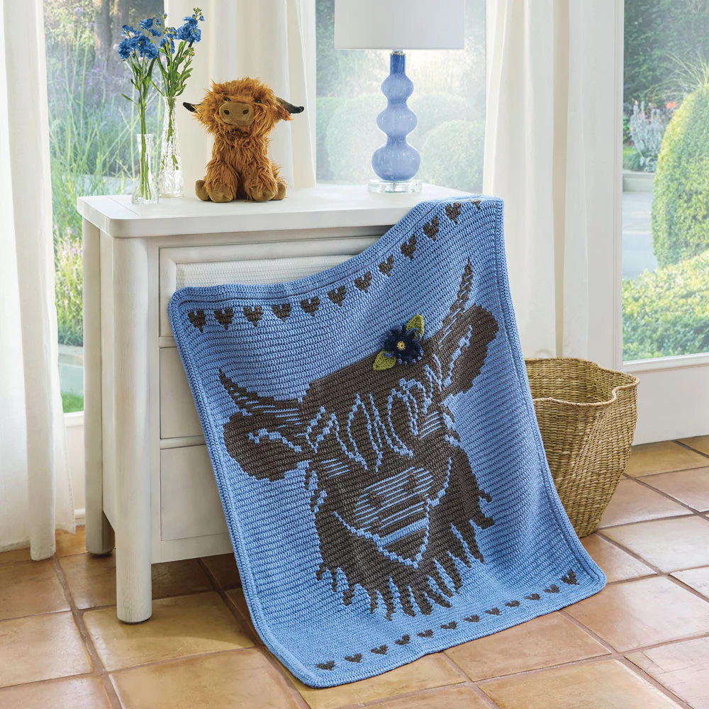 Little Highland Wonder Crochet Baby Blanket - Image 8