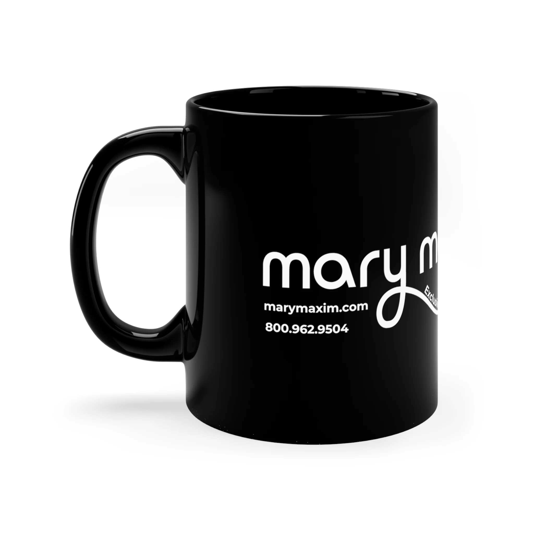 Mary Maxim Black Mug - 11oz - Image 2