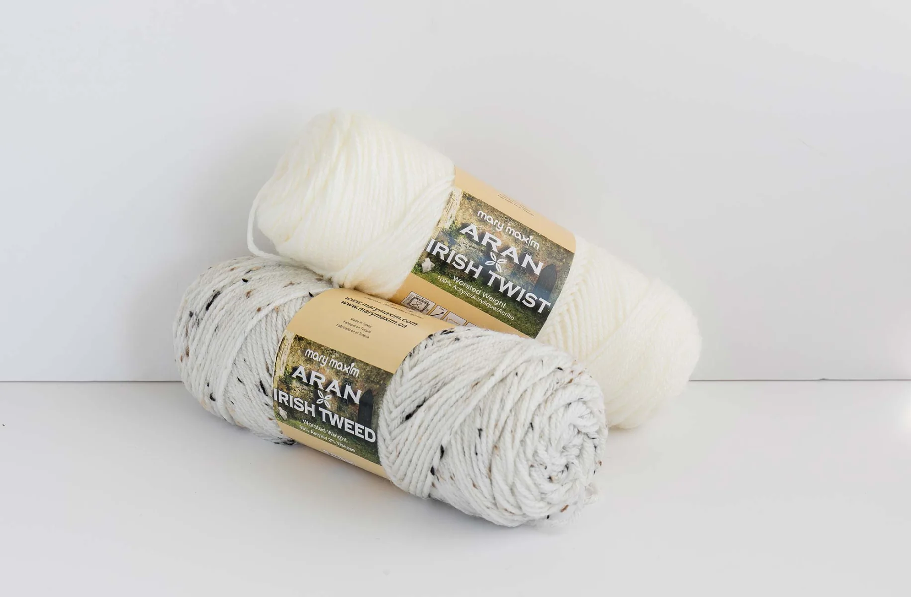 Mary Maxim Aran Irish Tweed Yarn - Image 5