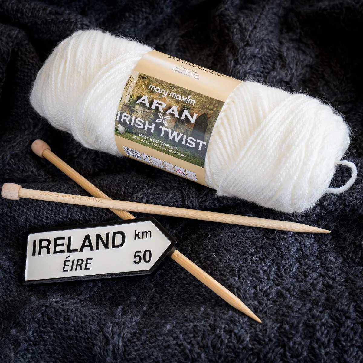 Mary Maxim Aran Irish Twist Yarn - Image 4