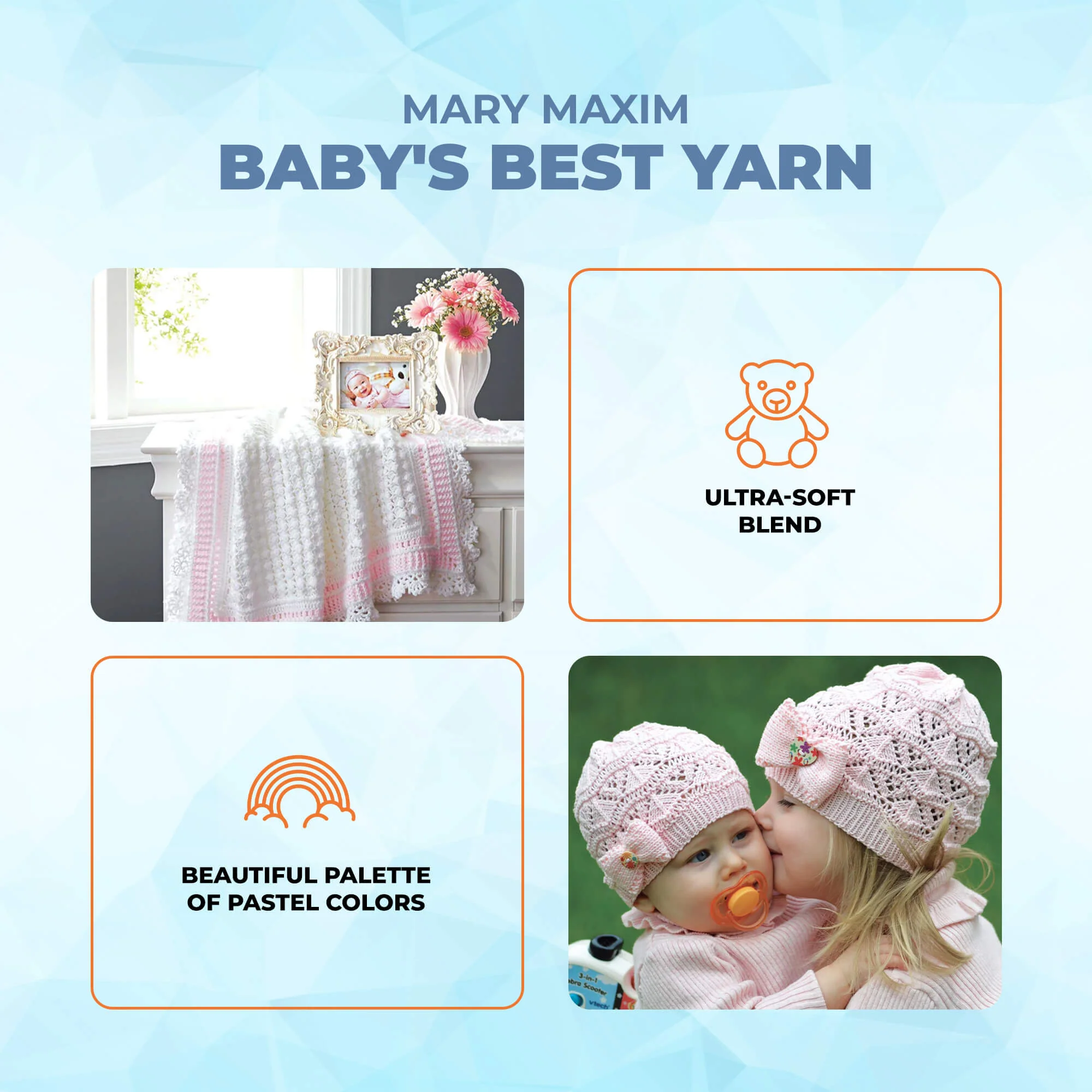 Mary Maxim Baby's Best Yarn - Image 27