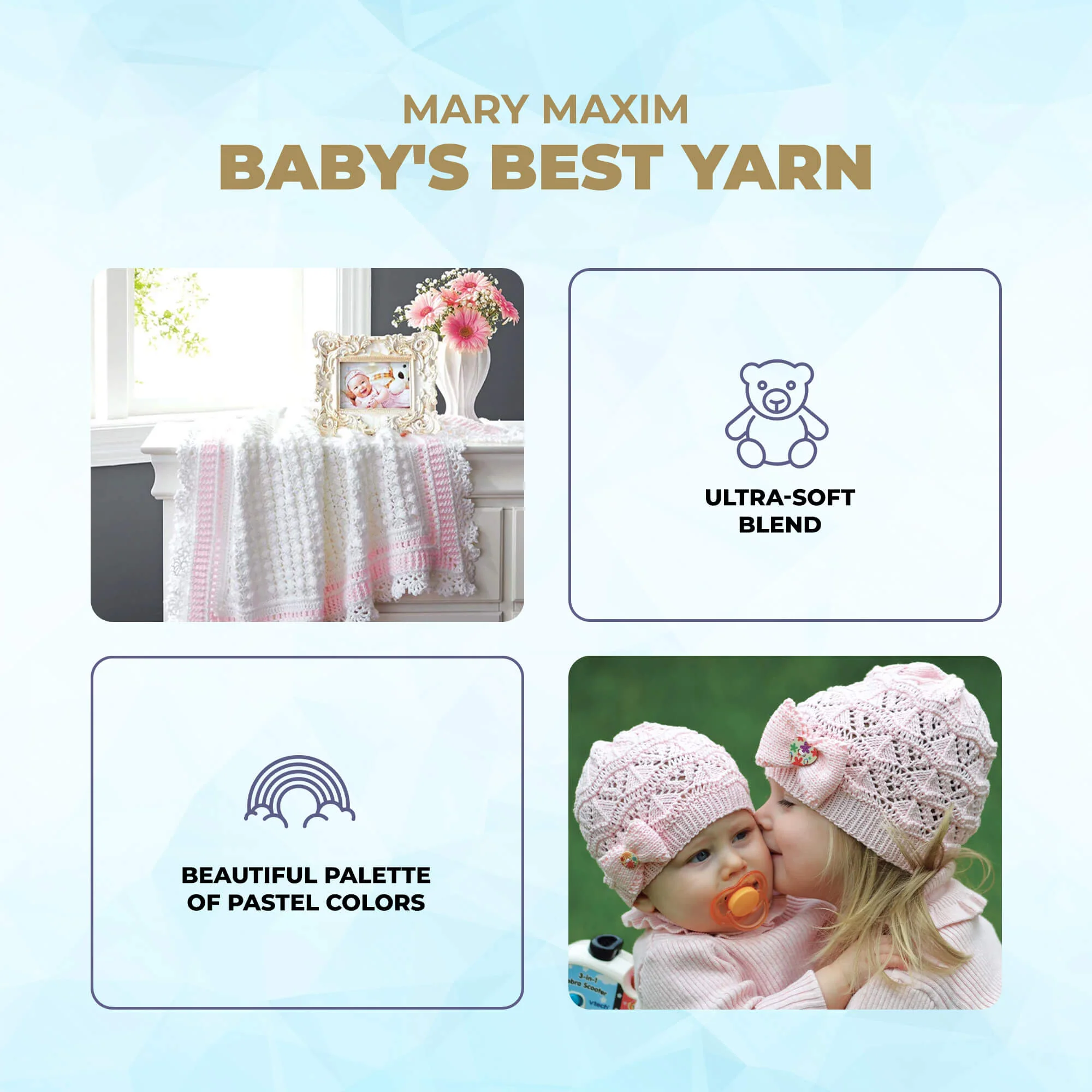 Mary Maxim Baby's Best Yarn - Image 31