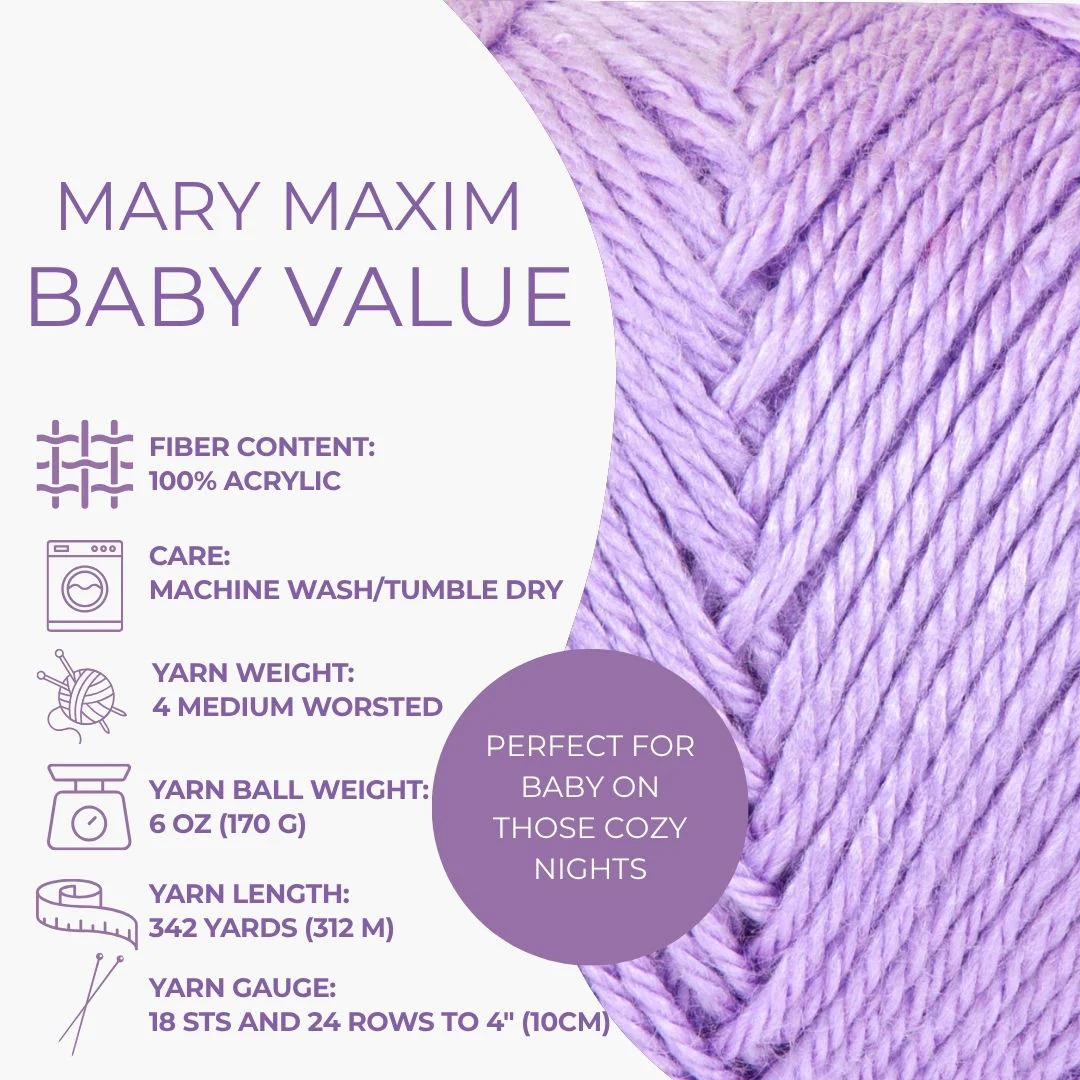 Mary Maxim Baby Value Yarn - Image 28