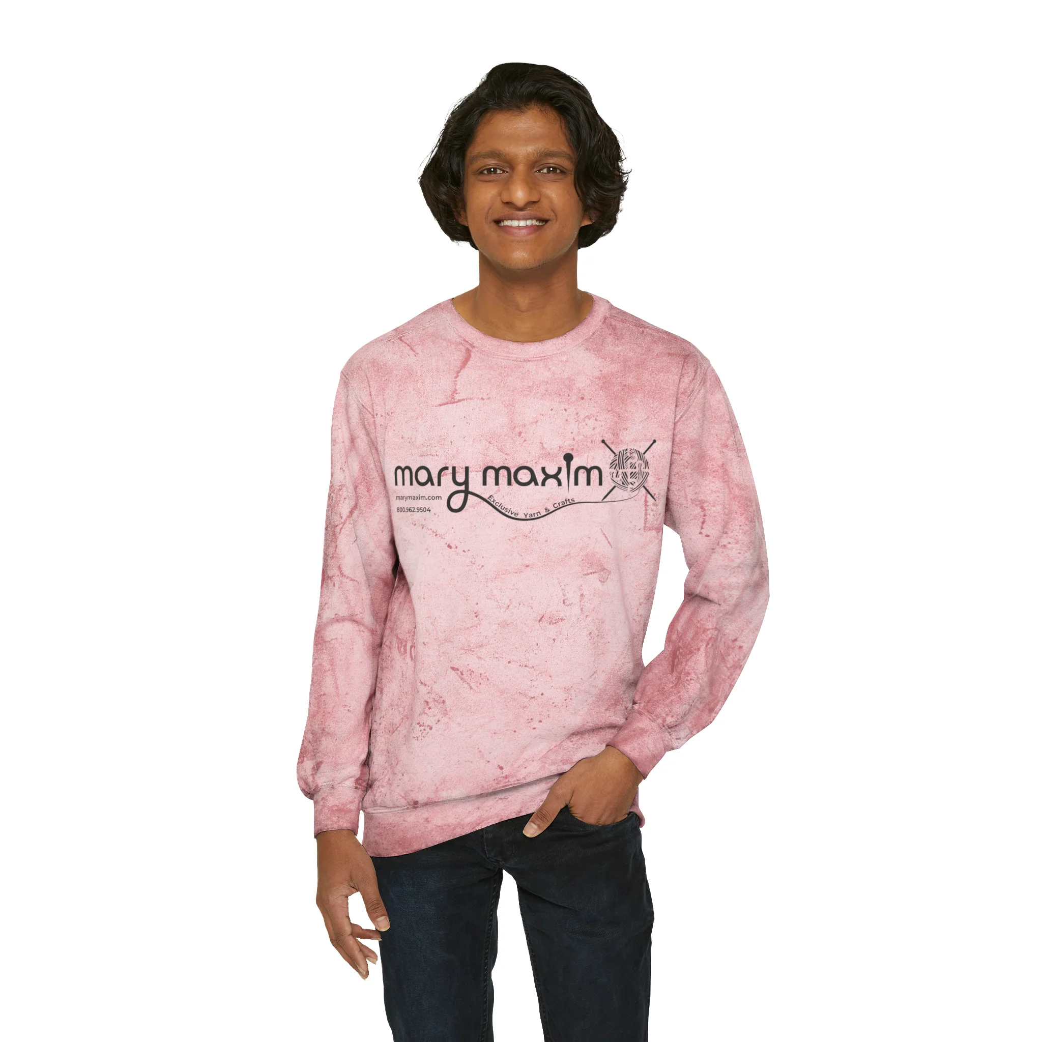 Mary Maxim Color Blast Crewneck Sweatshirt - Unisex - Image 12