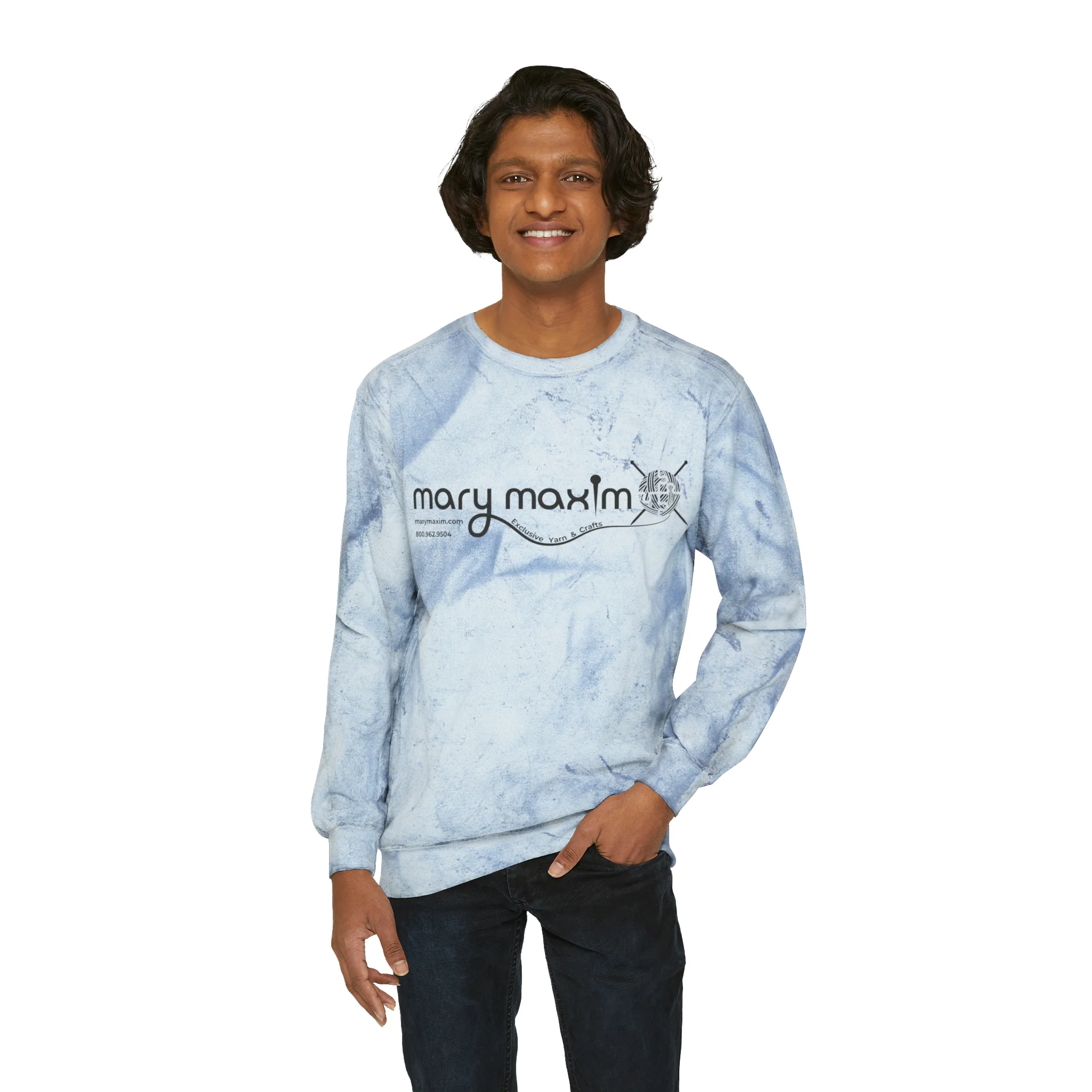 Mary Maxim Color Blast Crewneck Sweatshirt - Unisex - Image 15