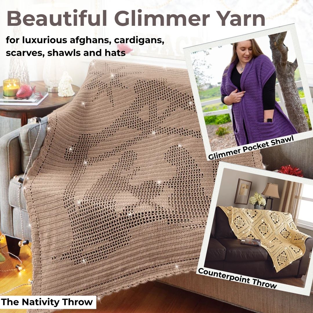 Mary Maxim Glimmer Yarn - Image 29
