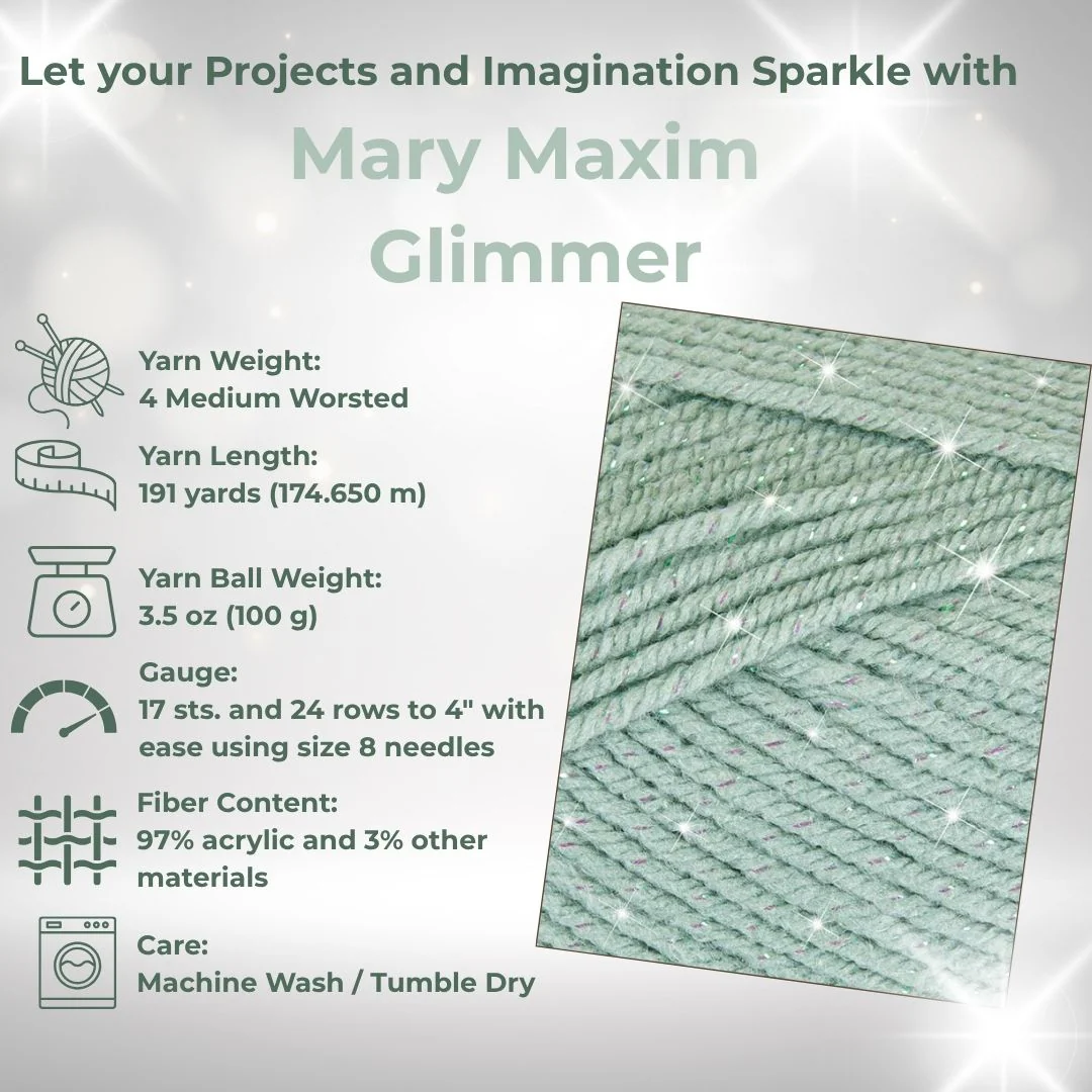 Mary Maxim Glimmer Yarn - Image 30