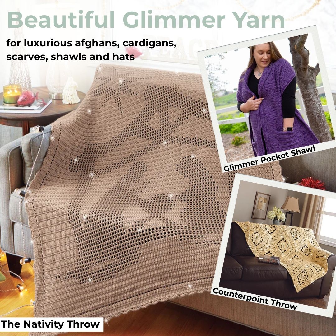 Mary Maxim Glimmer Yarn - Image 32