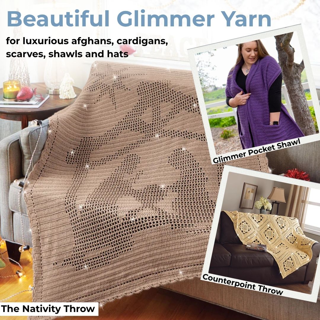 Mary Maxim Glimmer Yarn - Image 41