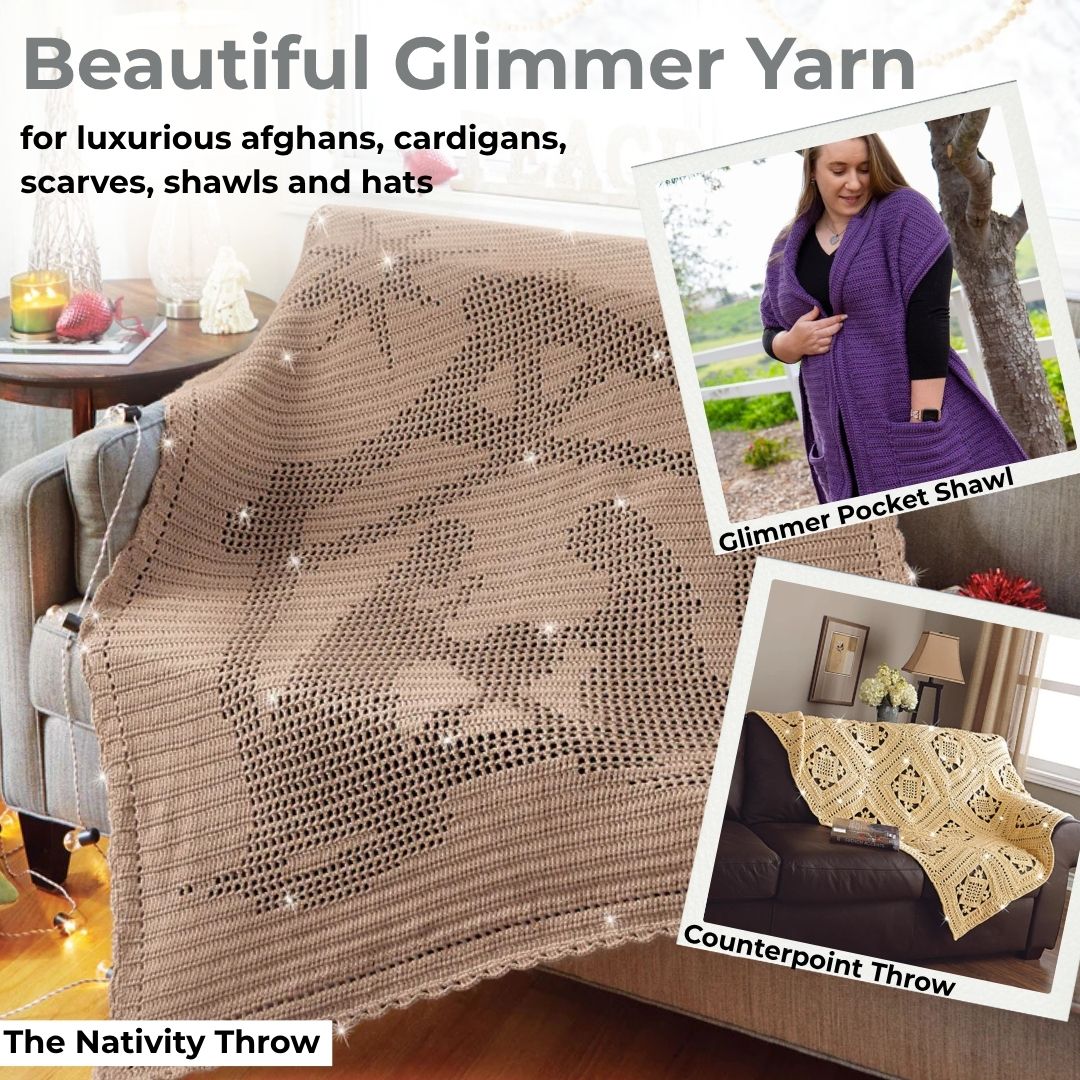 Mary Maxim Glimmer Yarn - Image 44