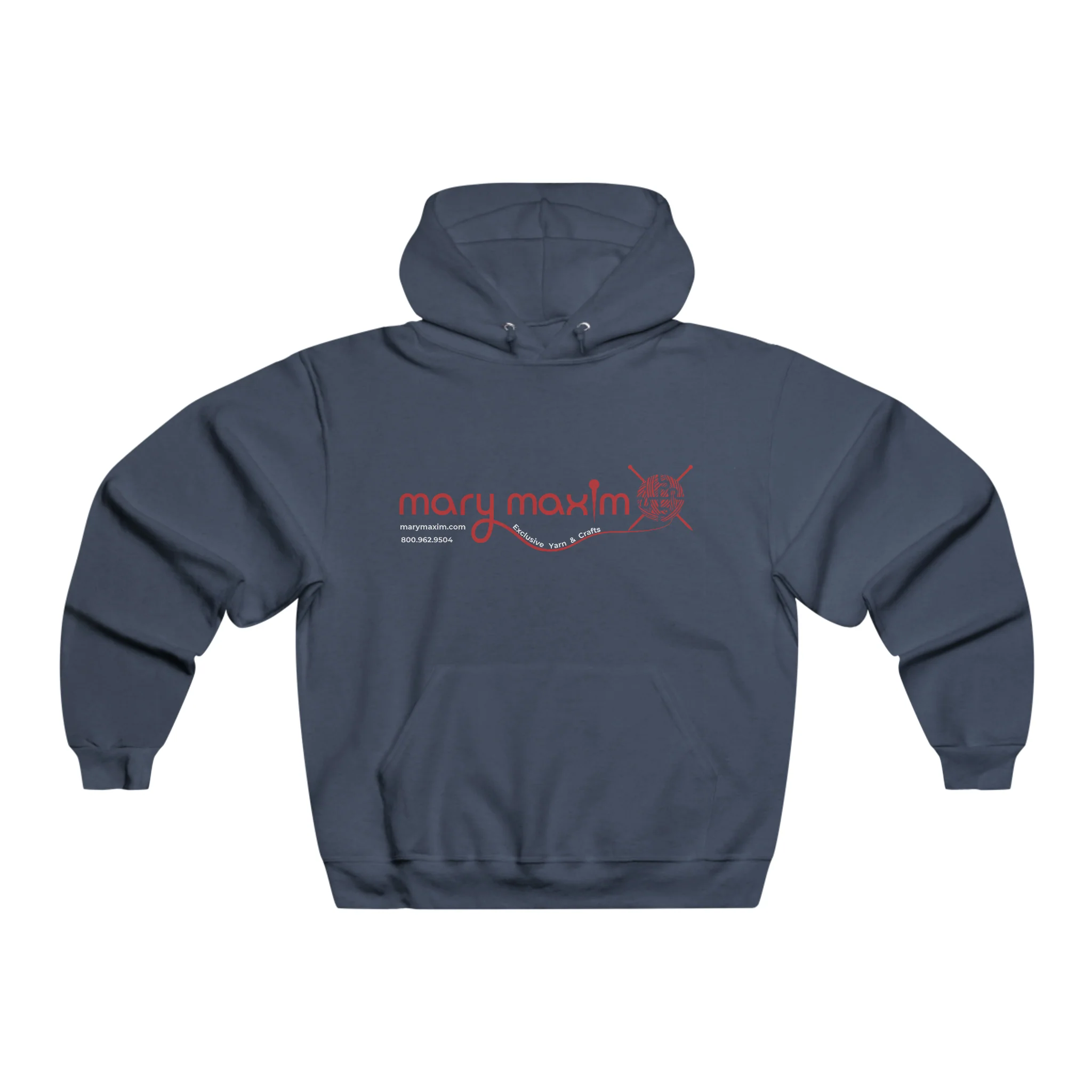Mary Maxim Hoodie - Red Logo - Unisex - Image 3