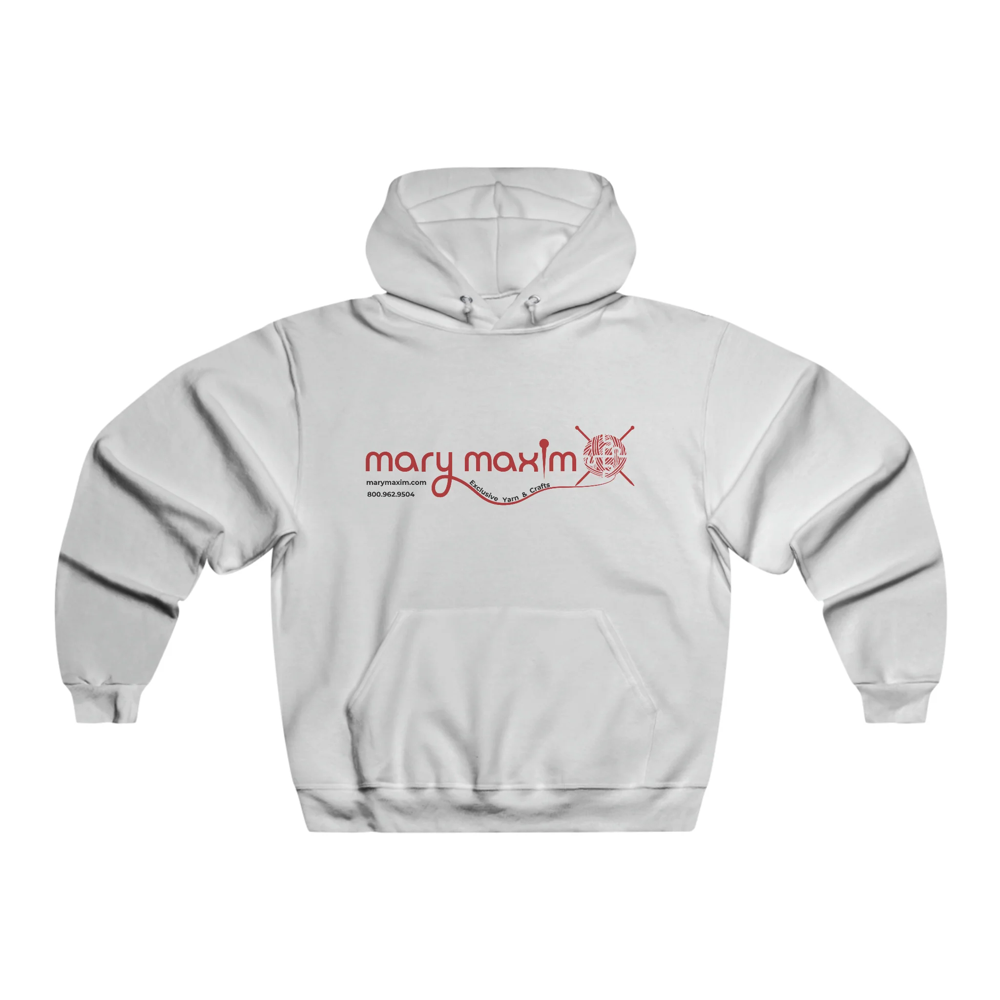 Mary Maxim Hoodie - Red Logo - Unisex - Image 6