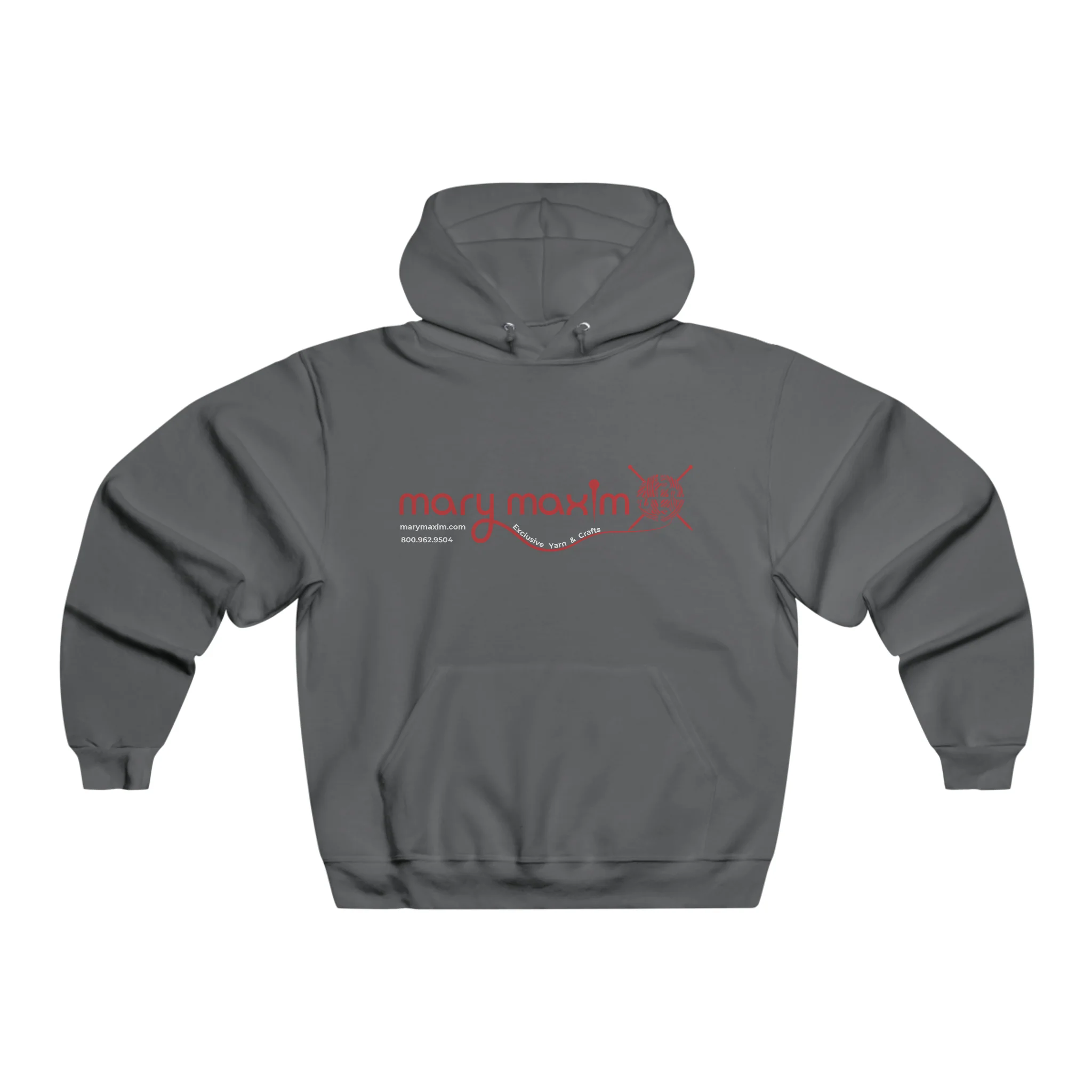 Mary Maxim Hoodie - Red Logo - Unisex - Image 7