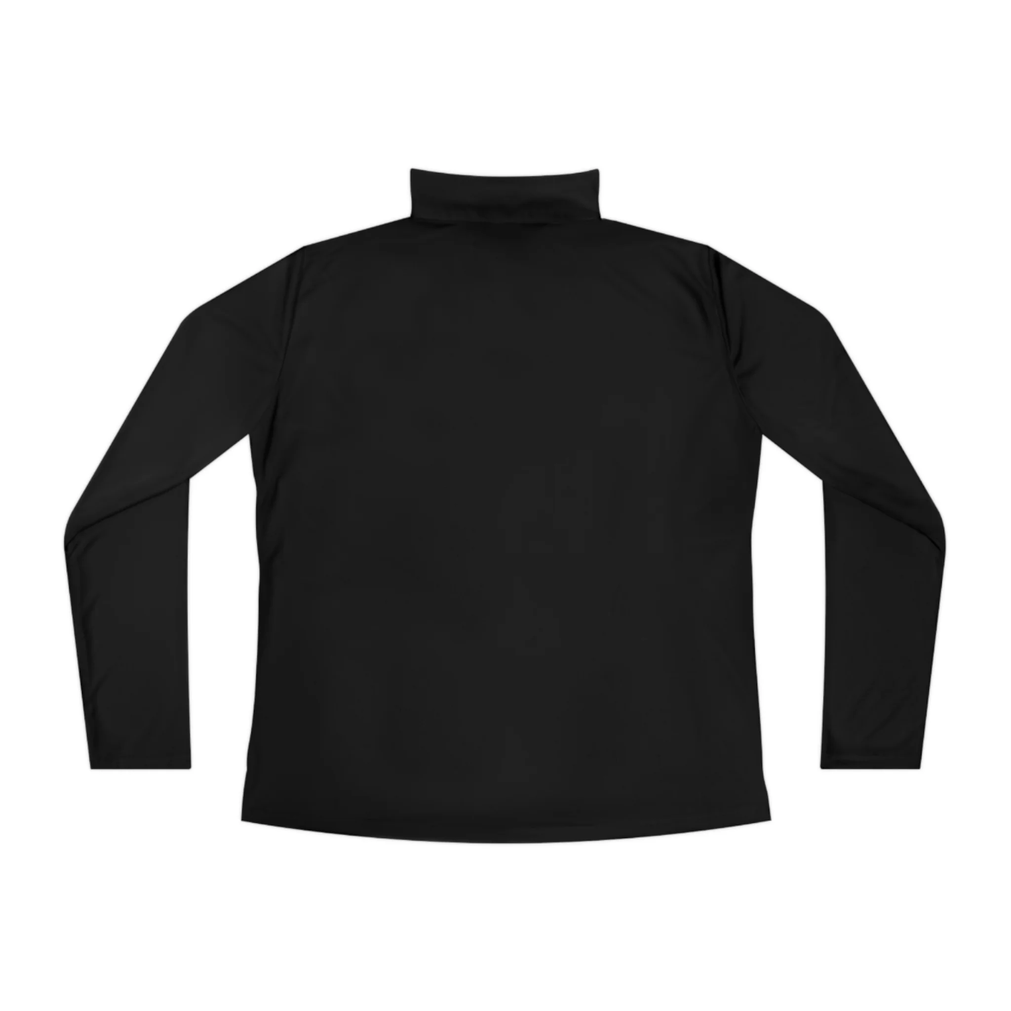 Ladies Mary Maxim Quarter-Zip Pullover - White & Black Logo - Image 23