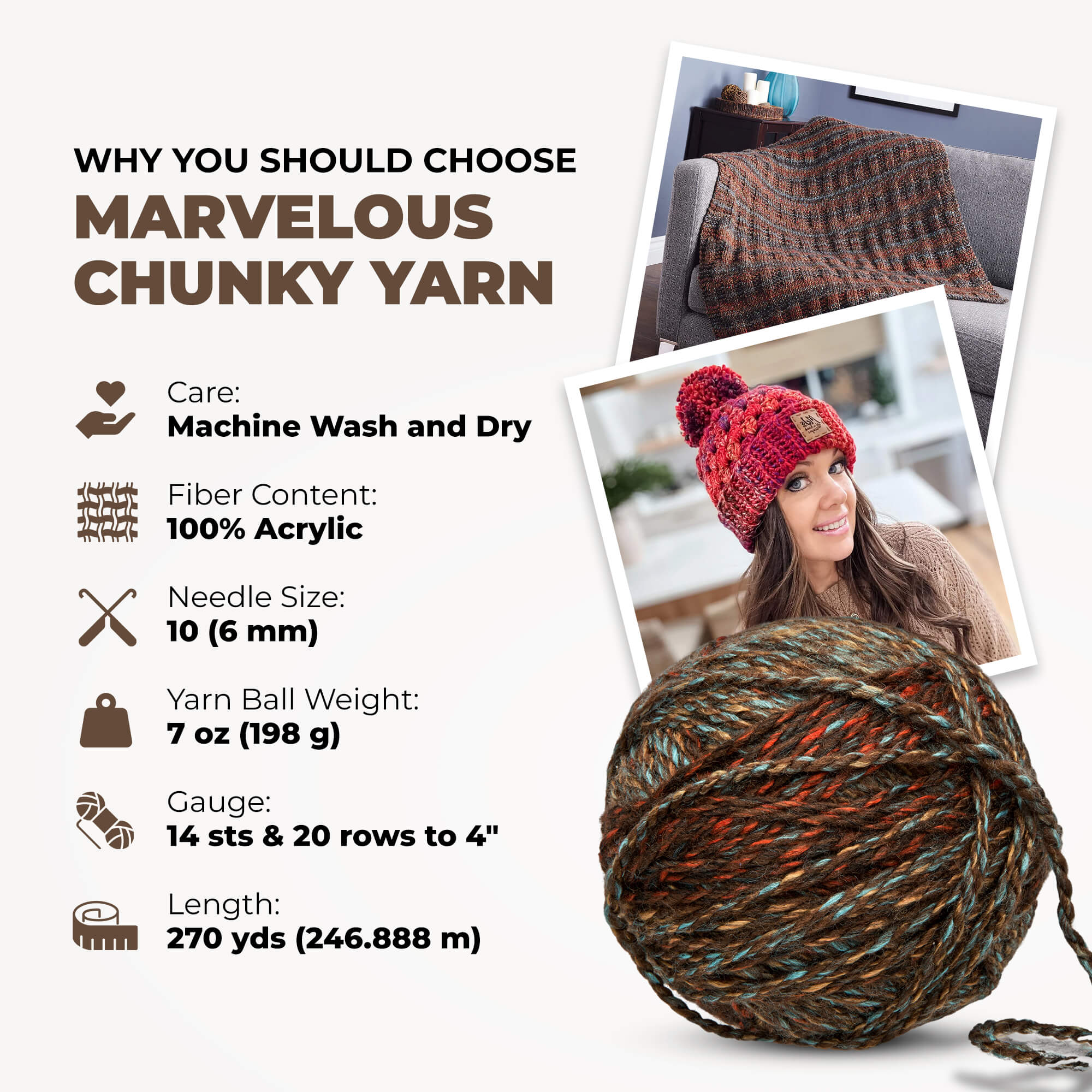 Mary Maxim Marvelous Chunky Yarn - Image 48