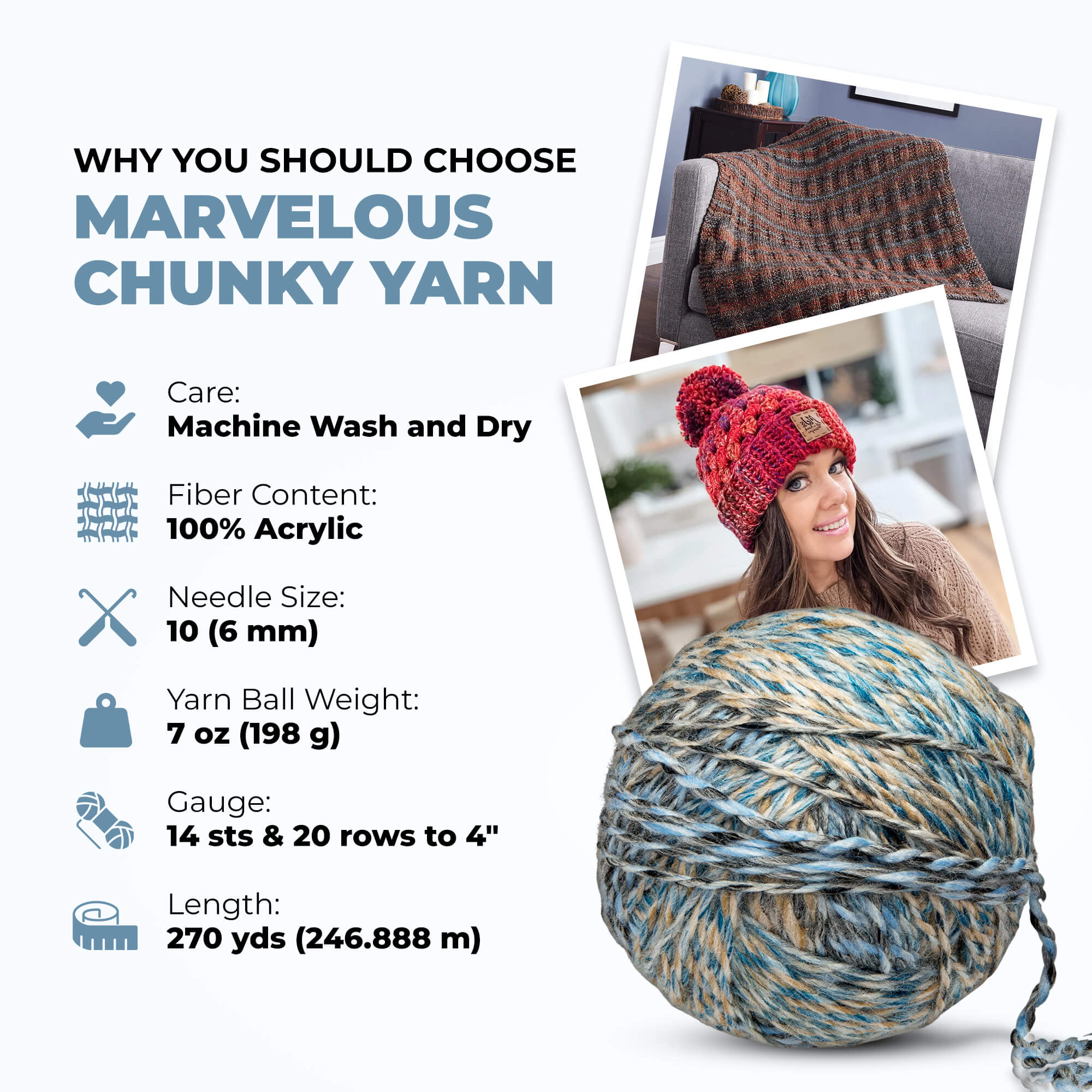 Mary Maxim Marvelous Chunky Yarn - Image 61
