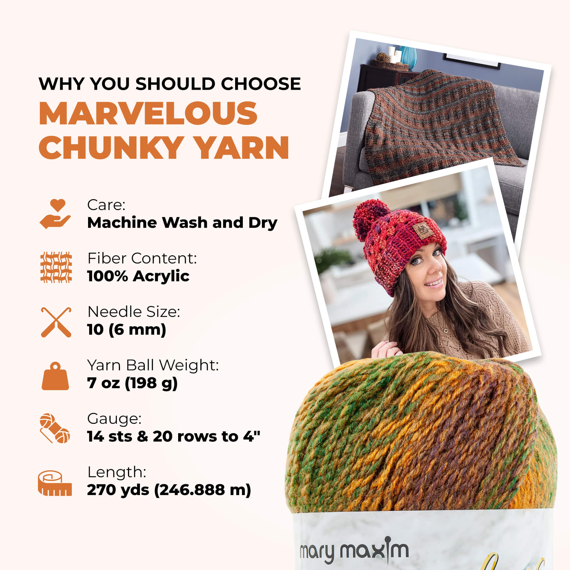 Mary Maxim Marvelous Chunky Yarn - Image 70