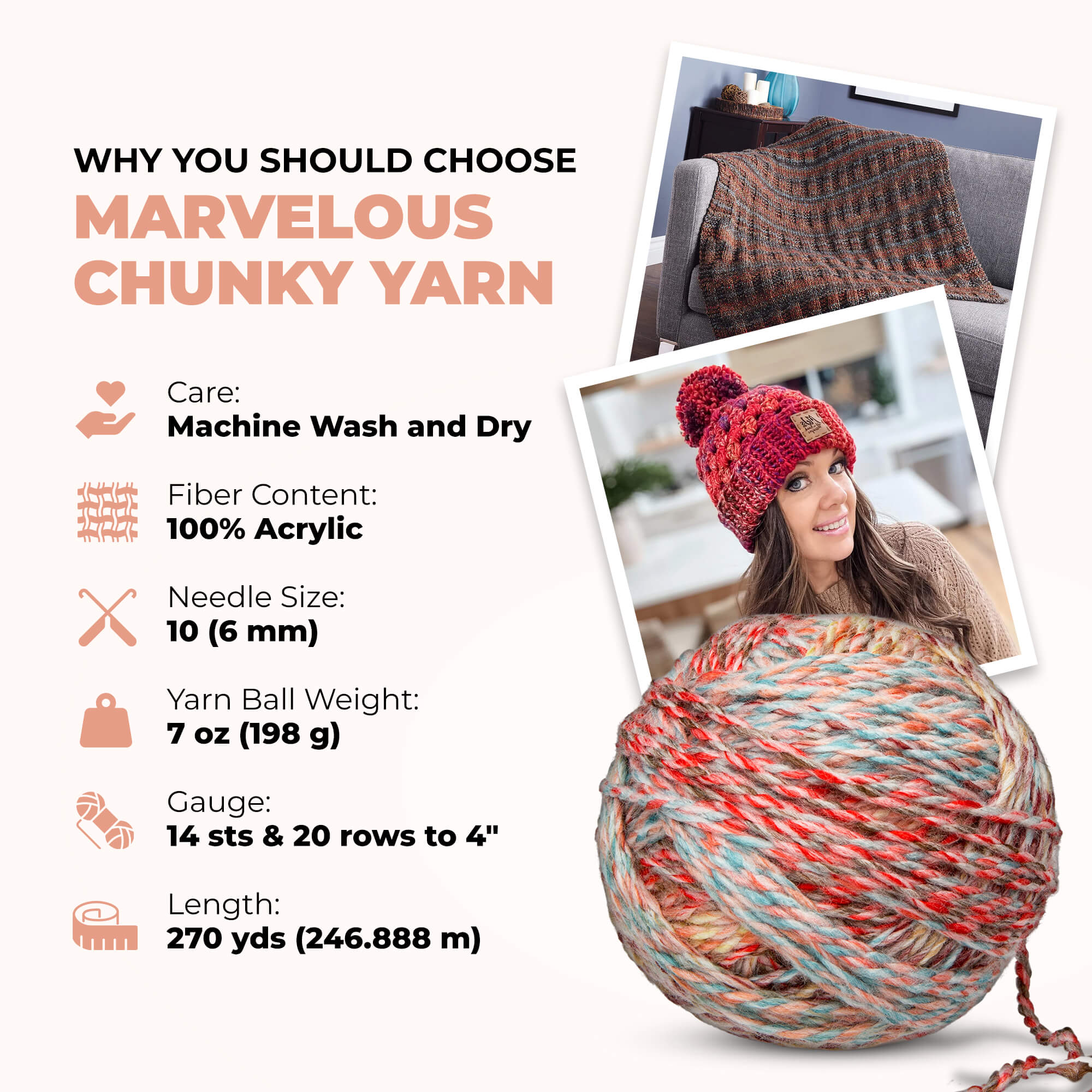 Mary Maxim Marvelous Chunky Yarn - Image 81