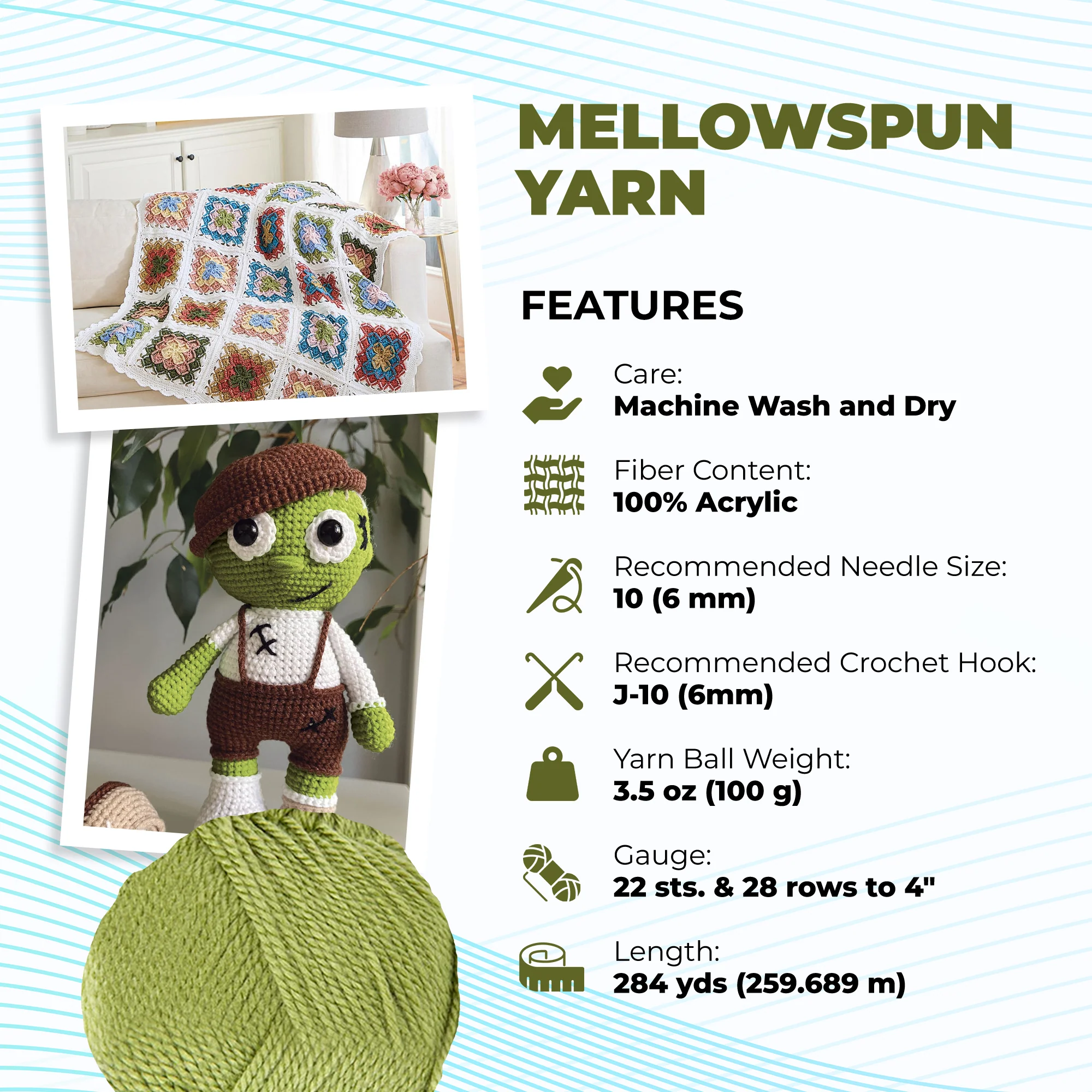Mary Maxim Mellowspun DK Yarn - Image 105
