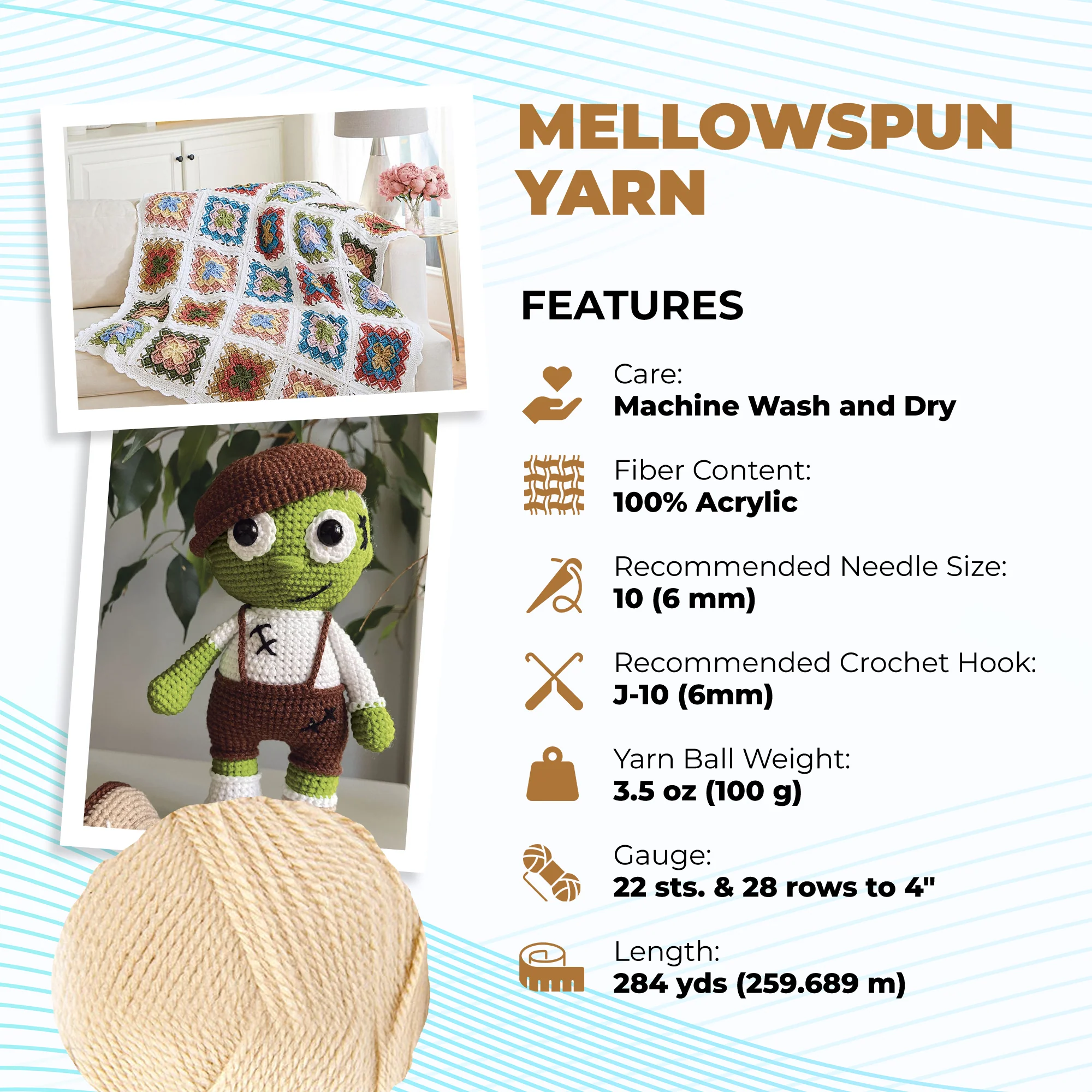 Mary Maxim Mellowspun DK Yarn - Image 138