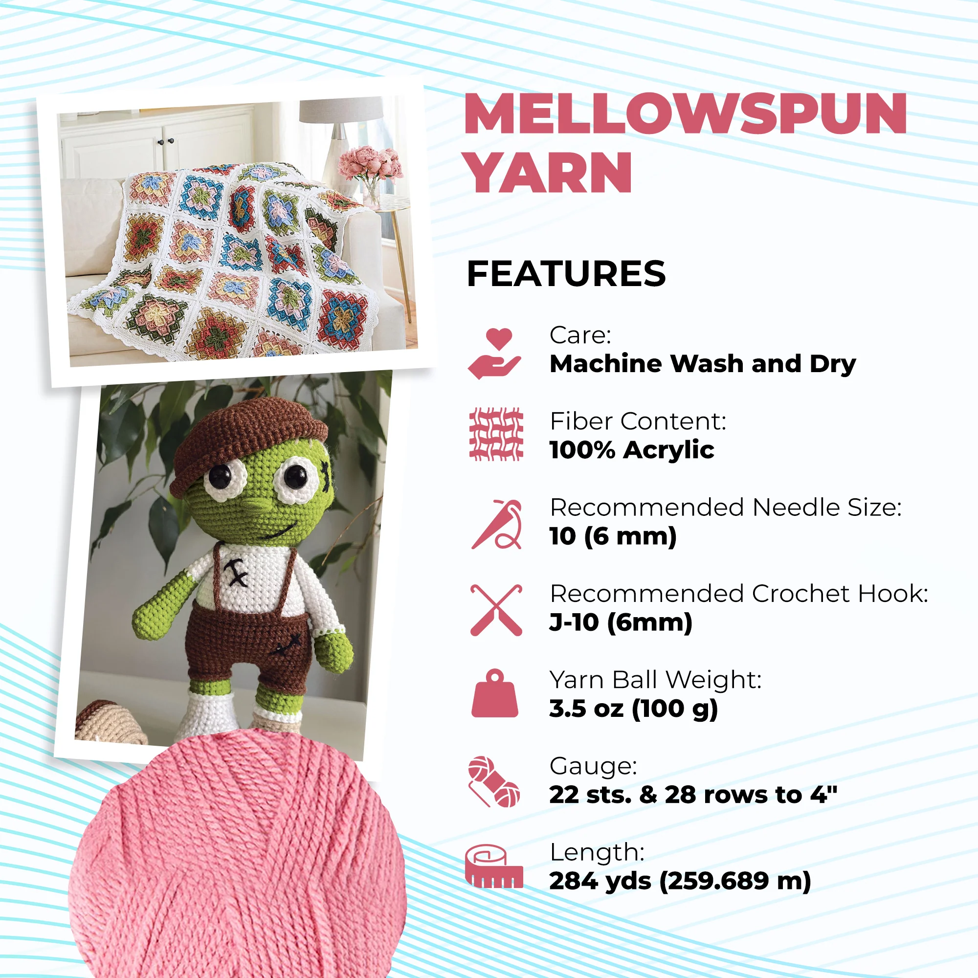 Mary Maxim Mellowspun DK Yarn - Image 156