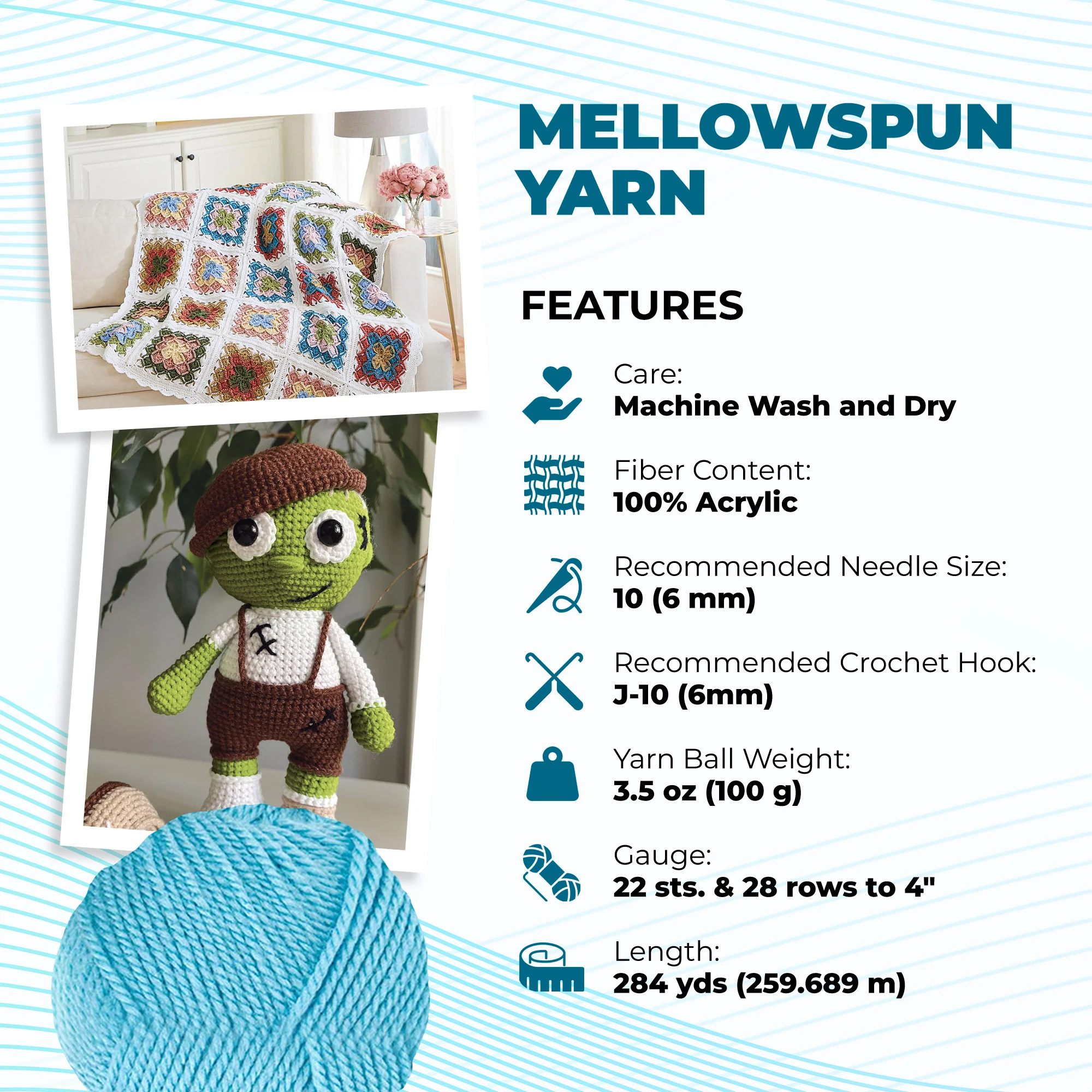 Mary Maxim Mellowspun DK Yarn - Image 158