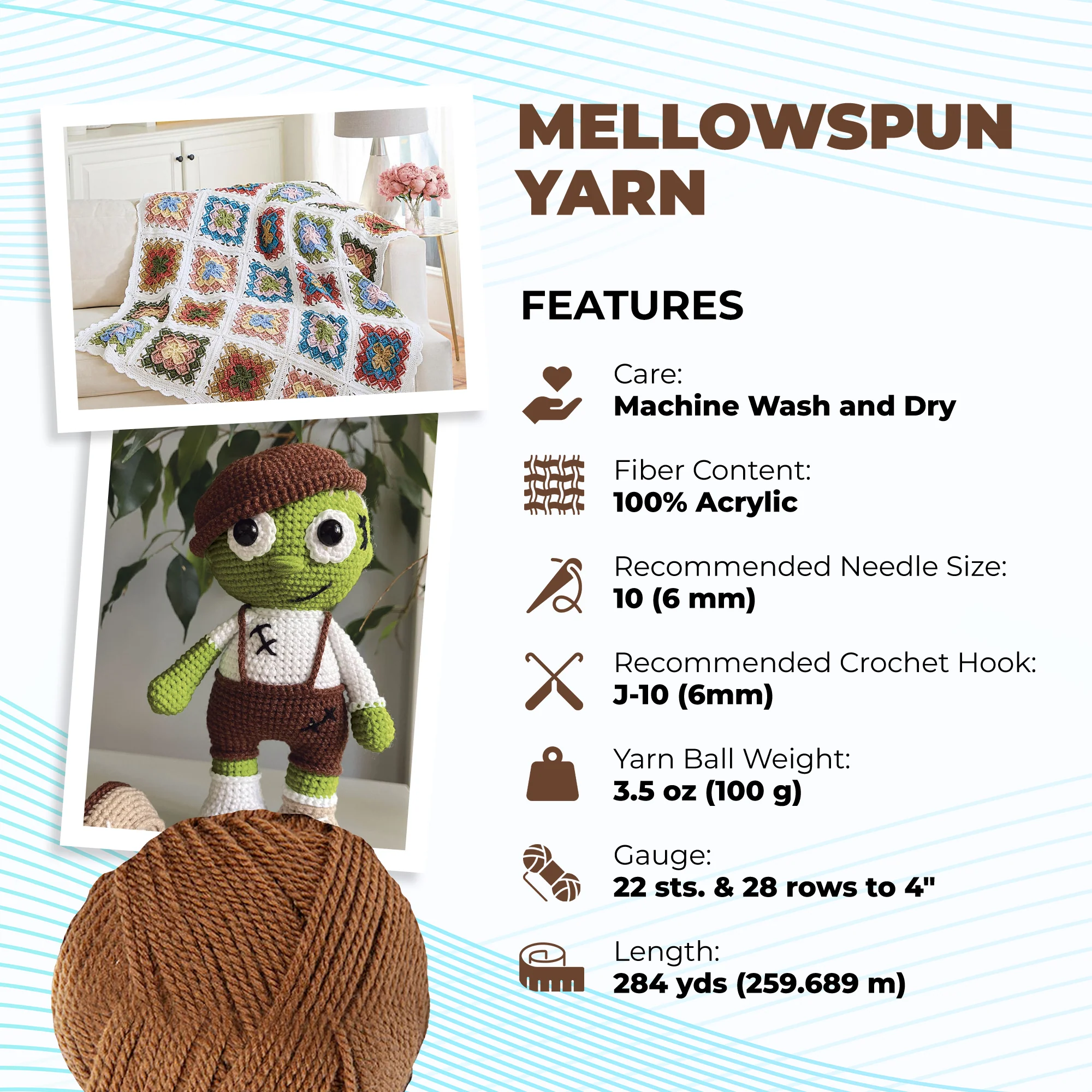 Mary Maxim Mellowspun DK Yarn - Image 170