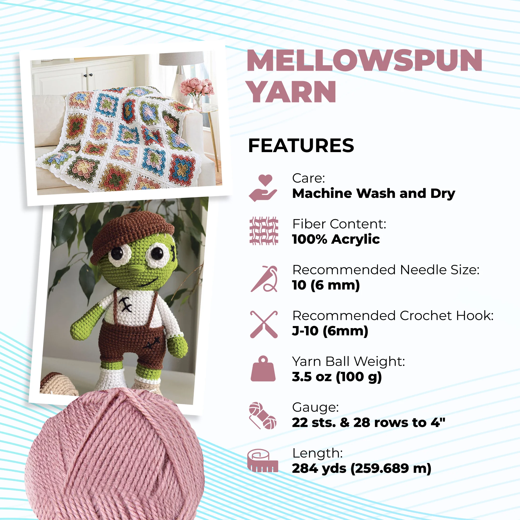 Mary Maxim Mellowspun DK Yarn - Image 86