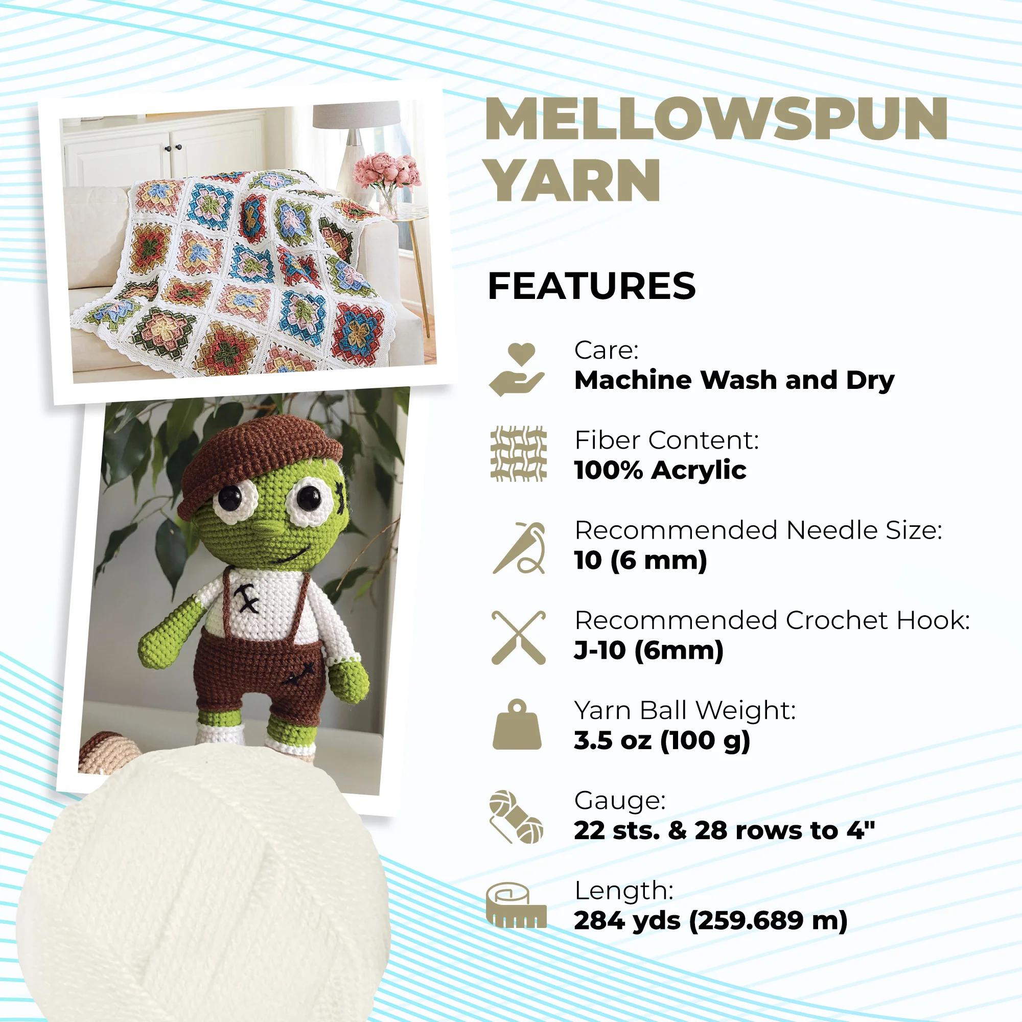 Mary Maxim Mellowspun DK Yarn - Image 91