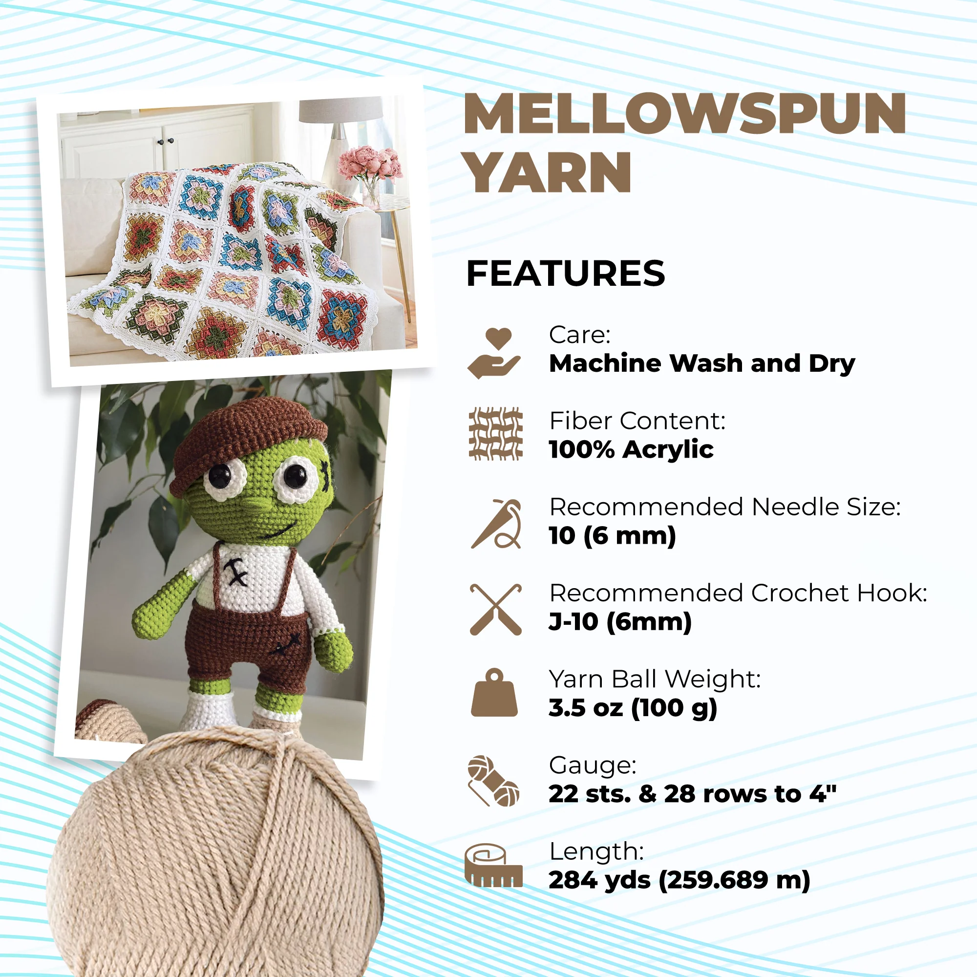 Mary Maxim Mellowspun DK Yarn - Image 97