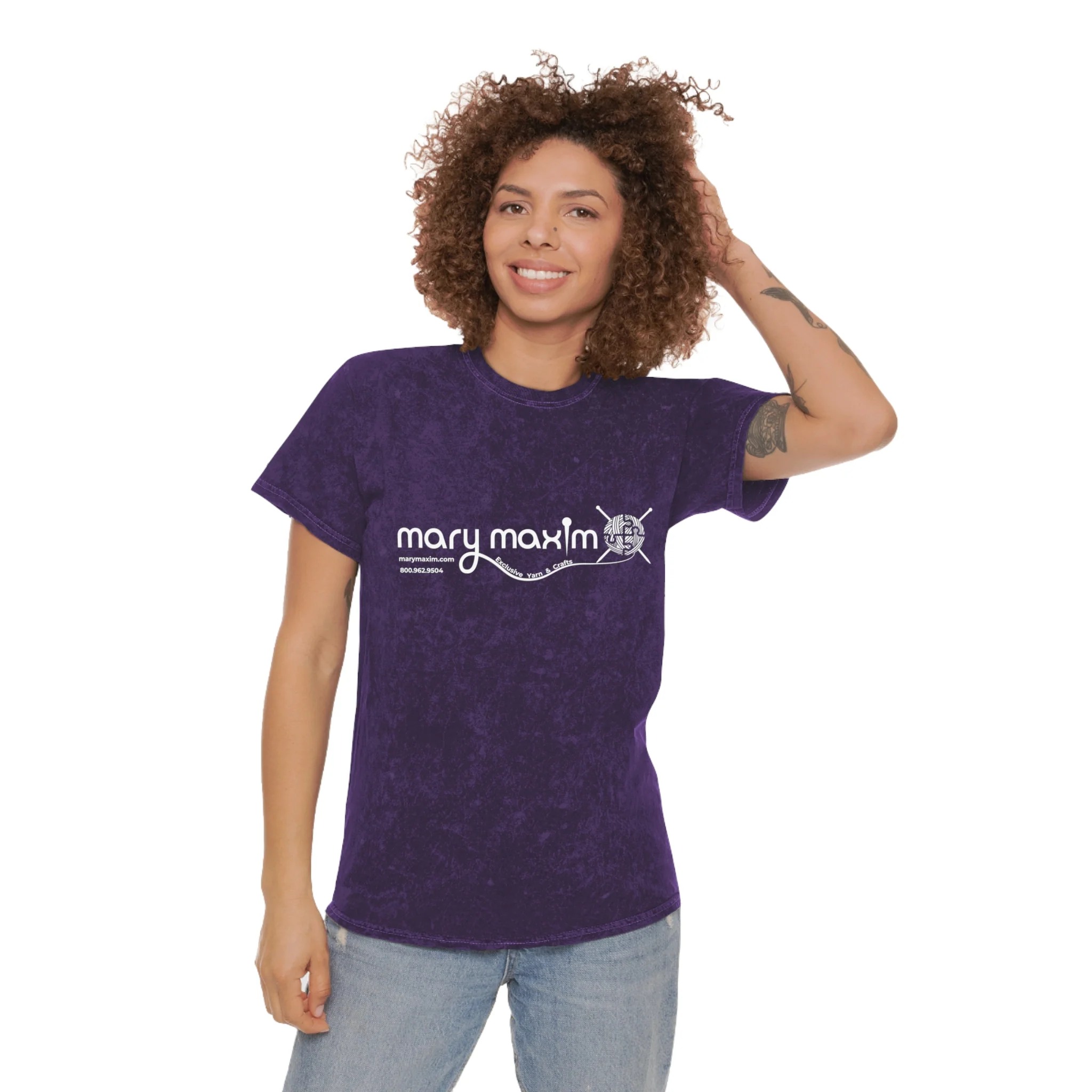 Mary Maxim Mineral Wash T-Shirt - Unisex - Image 8