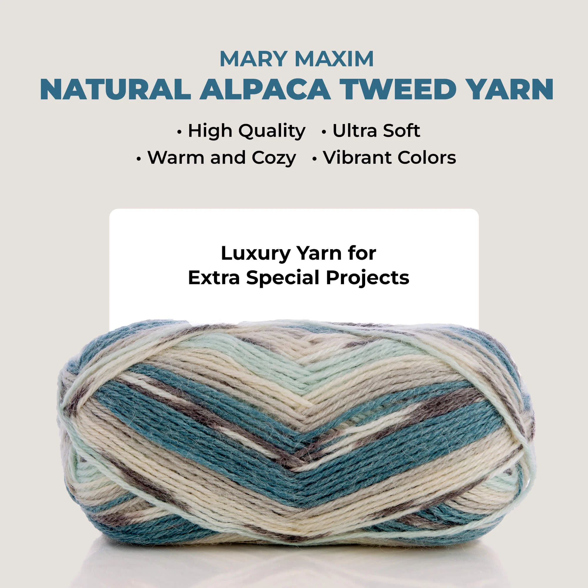 Mary Maxim Natural Alpaca Tweed - Image 42