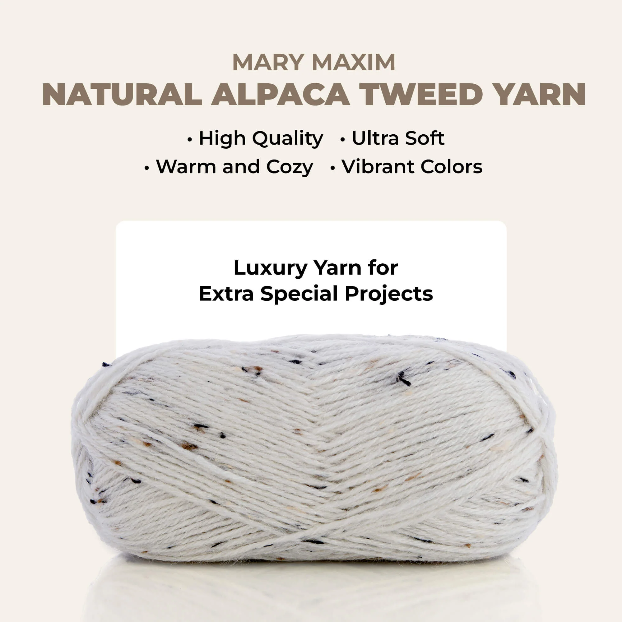 Mary Maxim Natural Alpaca Tweed - Image 65