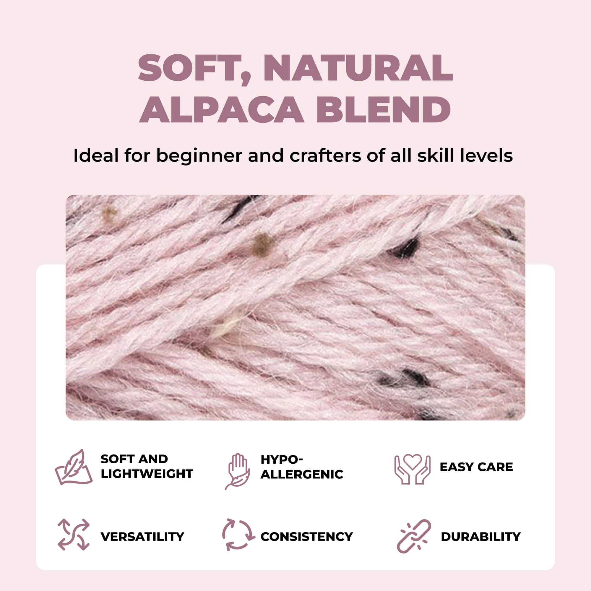 Mary Maxim Natural Alpaca Tweed - Image 72