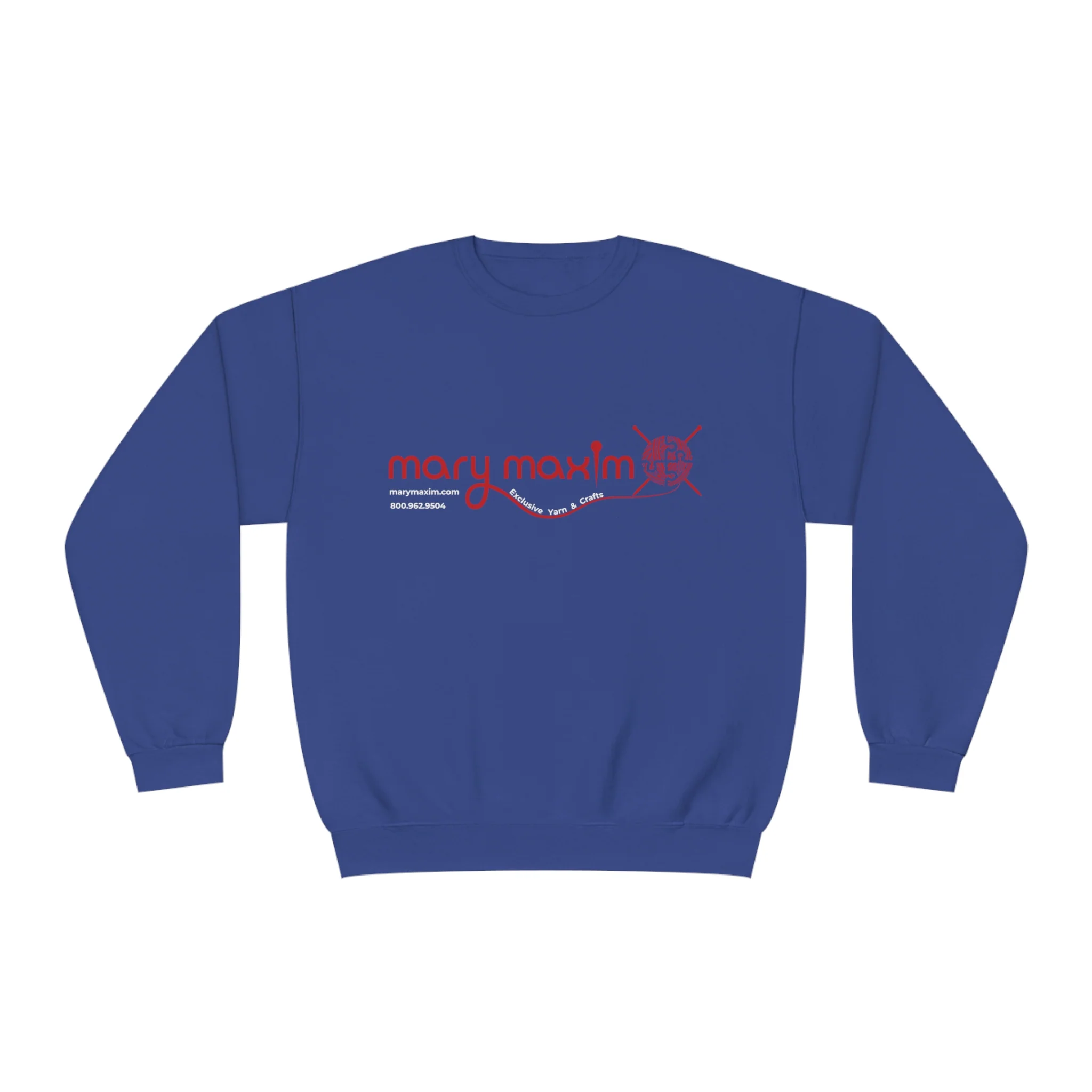 Mary Maxim Crewneck Sweatshirt - Red Logo - Unisex - Image 10