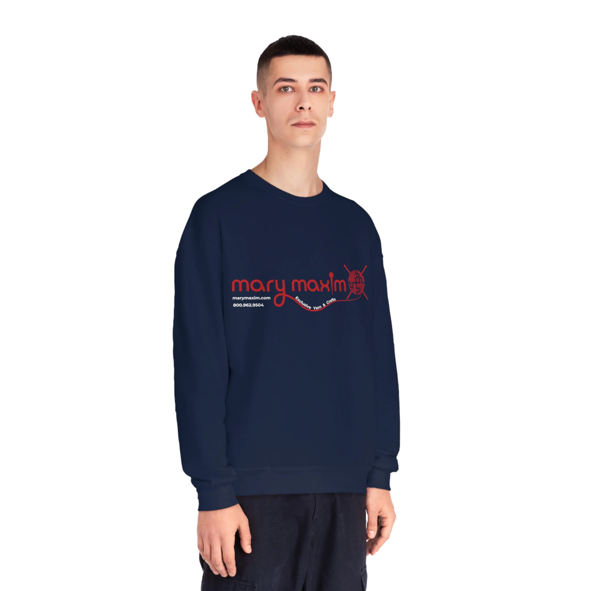 Mary Maxim Crewneck Sweatshirt - Red Logo - Unisex - Image 47