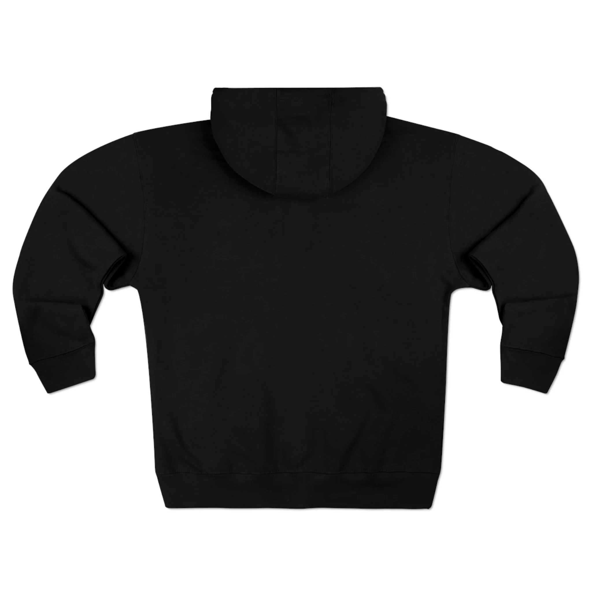 Mary Maxim Full Zip Hoodie - White & Black Logo - Unisex - Image 9