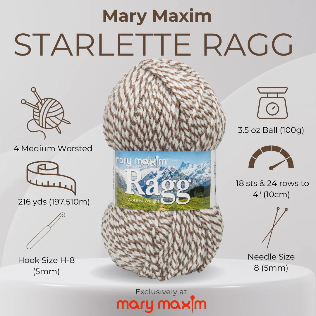 Mary Maxim Starlette Ragg Yarn - Image 26