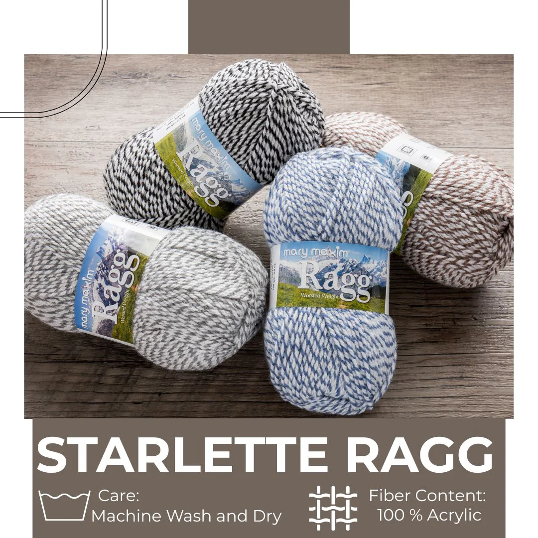 Mary Maxim Starlette Ragg Yarn - Image 27