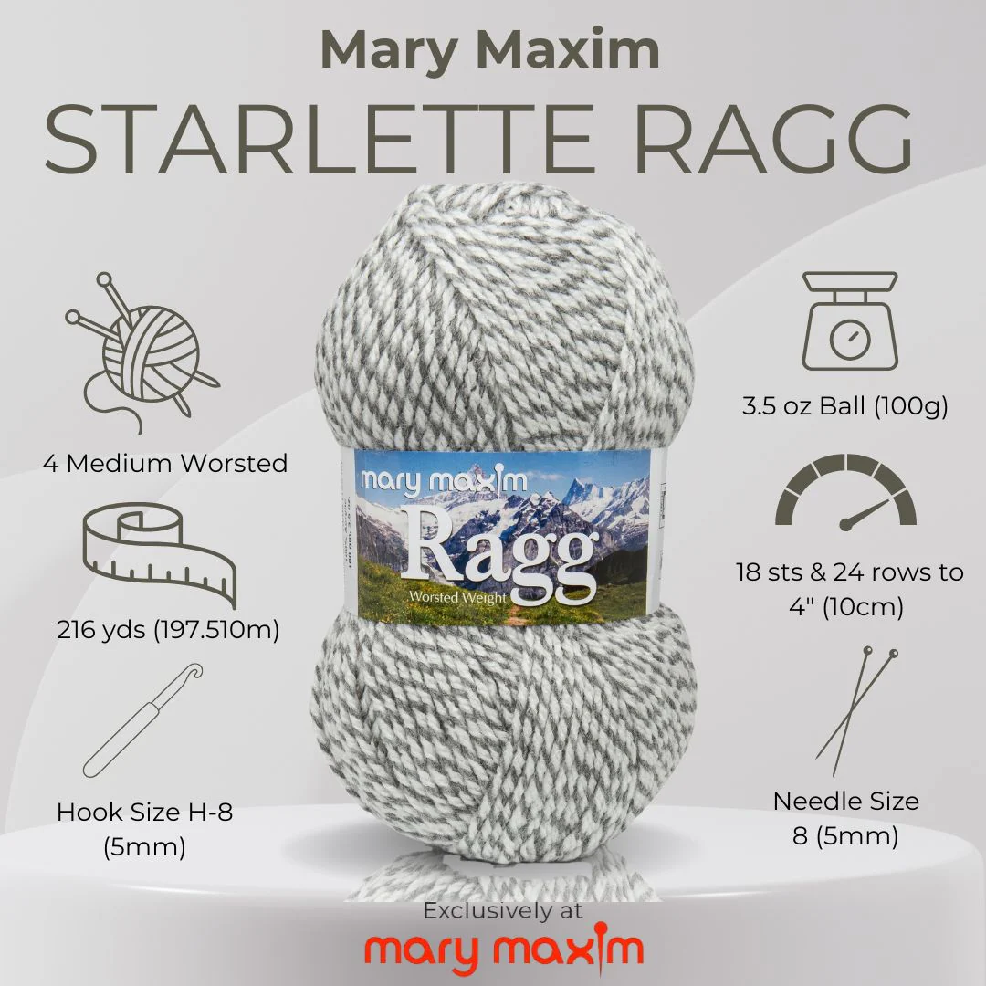 Mary Maxim Starlette Ragg Yarn - Image 32