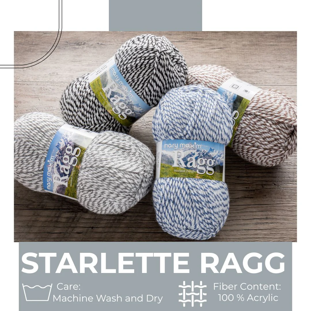 Mary Maxim Starlette Ragg Yarn - Image 33