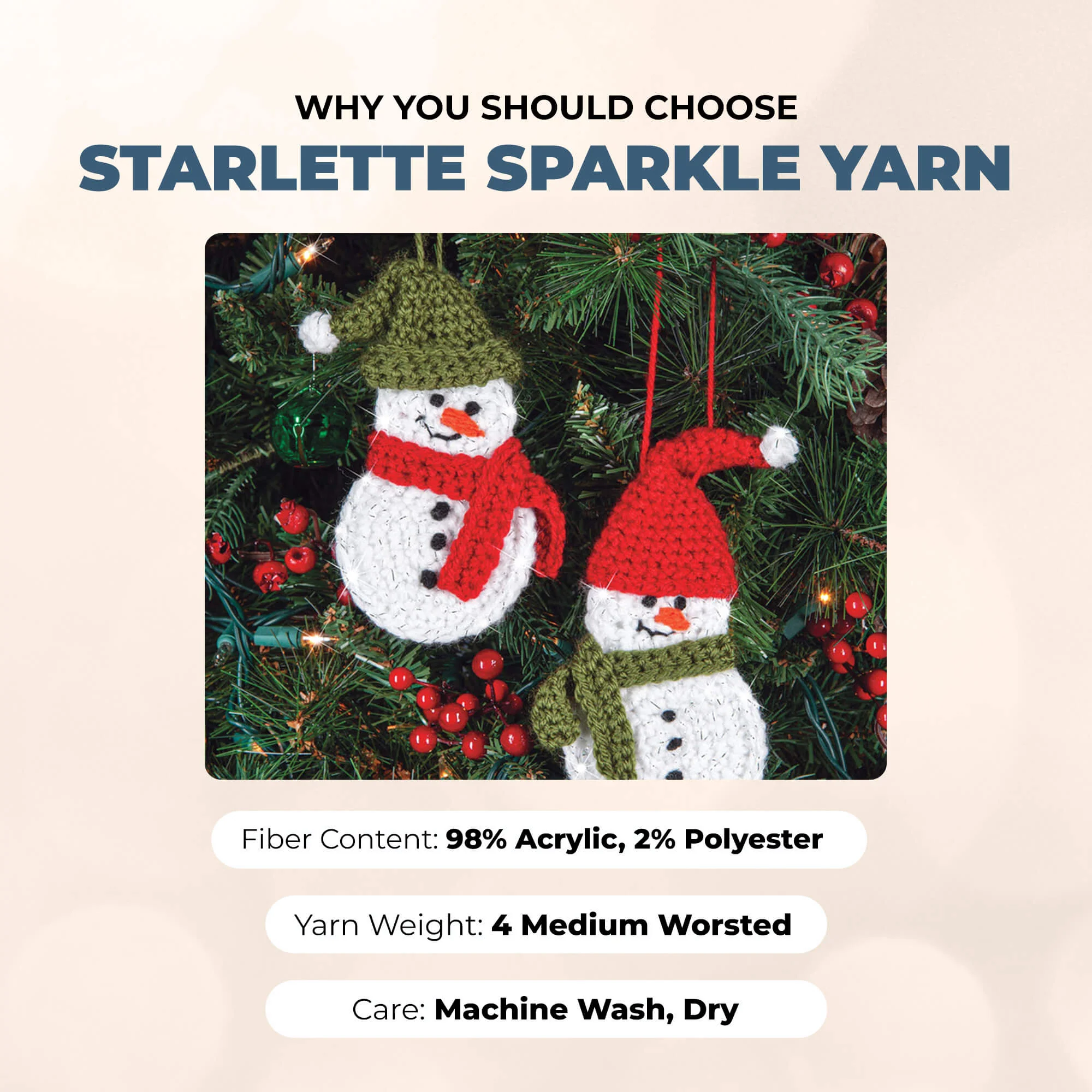 Mary Maxim Starlette Sparkle Yarn - Image 54