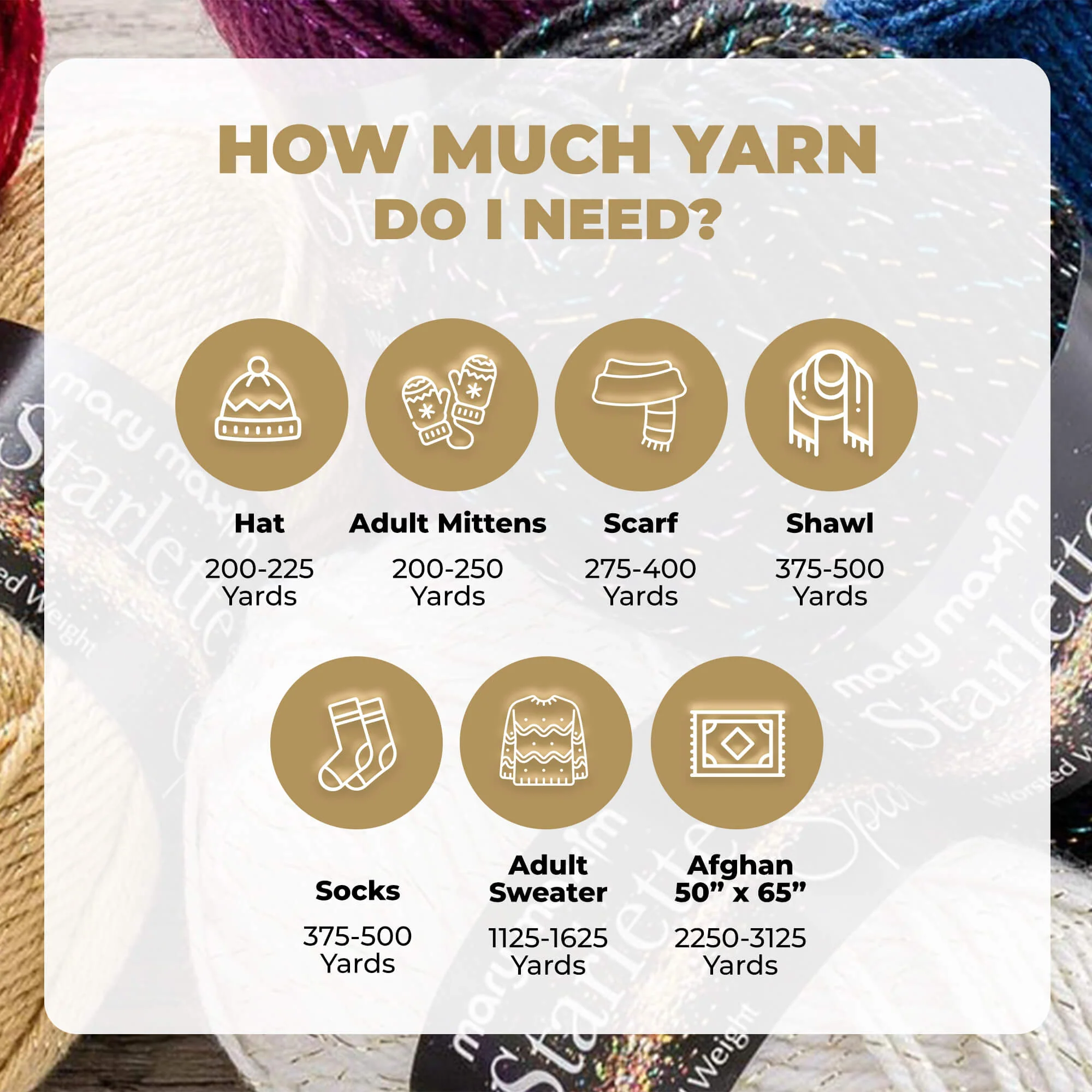 Mary Maxim Starlette Sparkle Yarn - Image 93