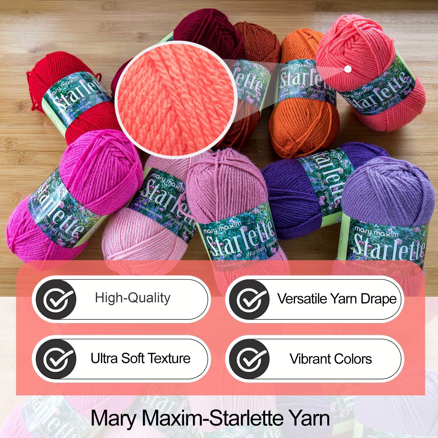 Mary Maxim Starlette Yarn - Image 114