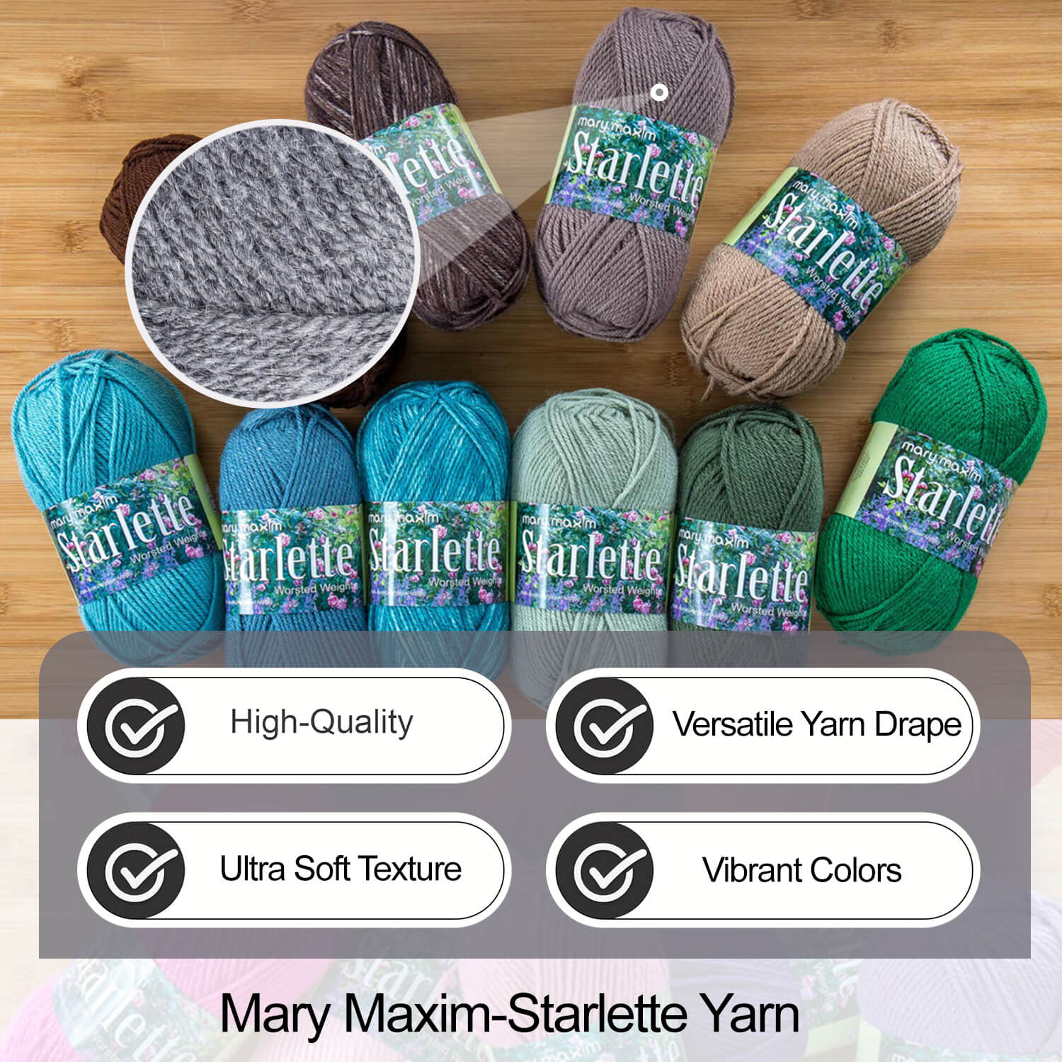 Mary Maxim Starlette Yarn - Image 166