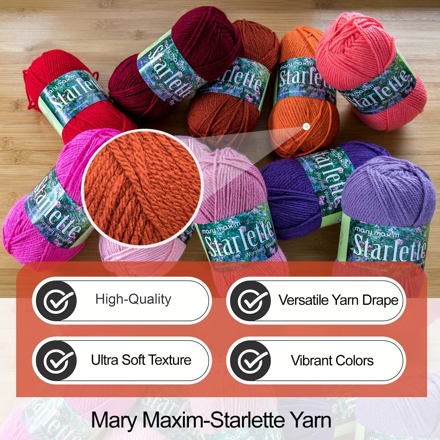 Mary Maxim Starlette Yarn - Image 190