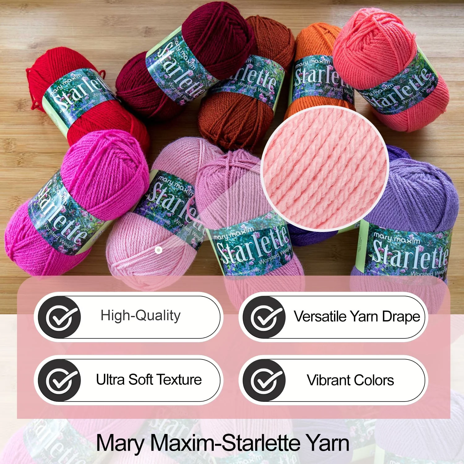 Mary Maxim Starlette Yarn - Image 191