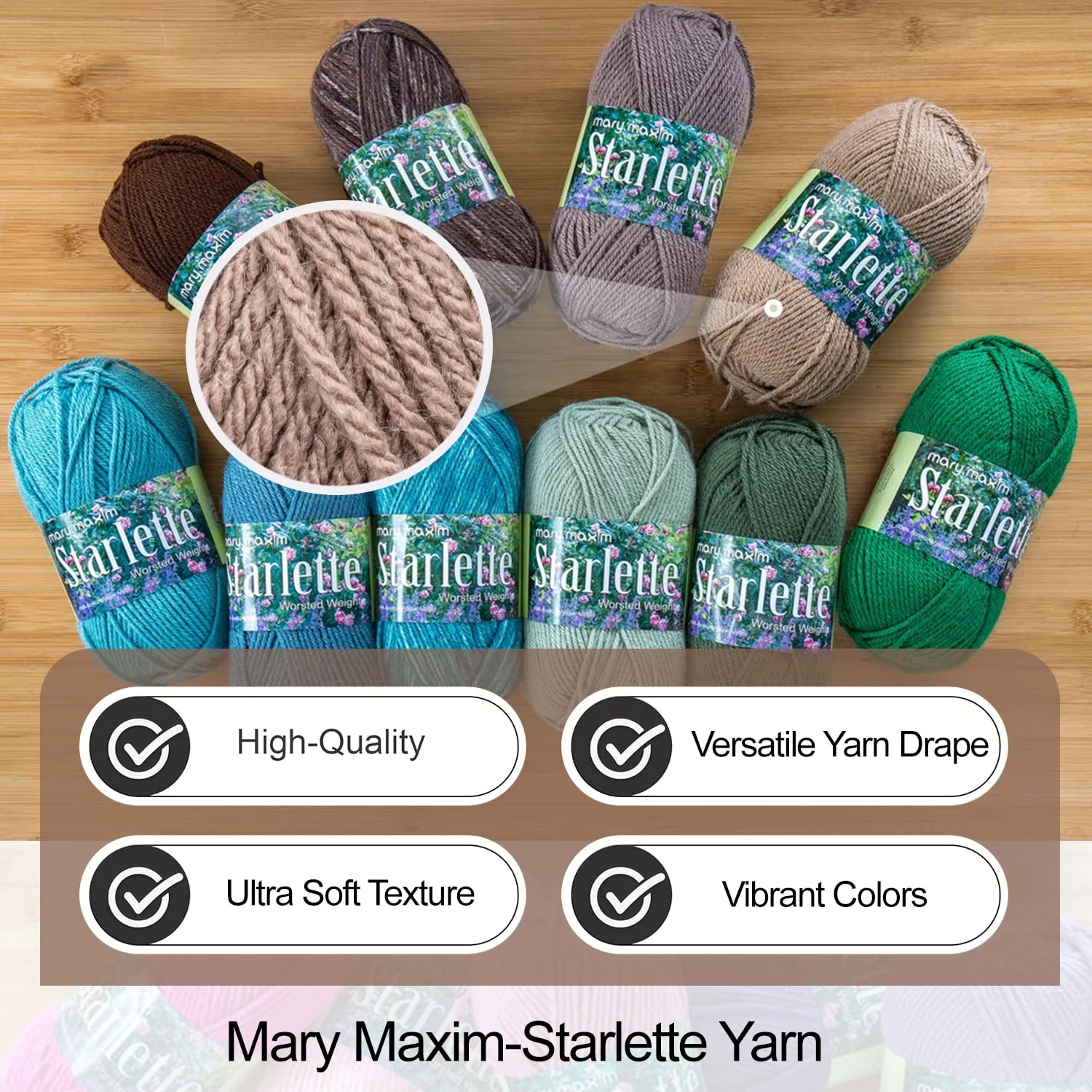 Mary Maxim Starlette Yarn - Image 214