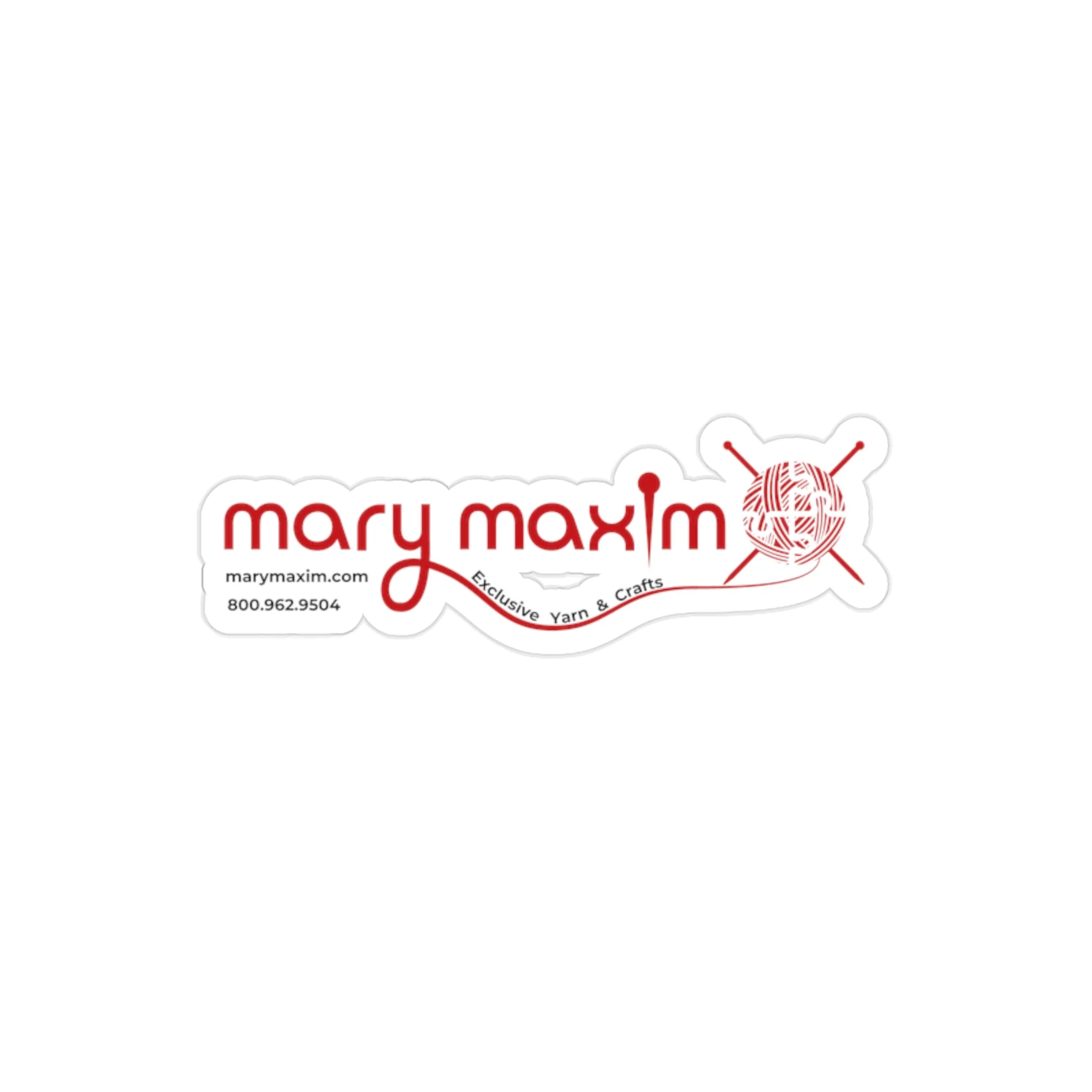 Mary Maxim Transparent Outdoor Sticker - Image 2