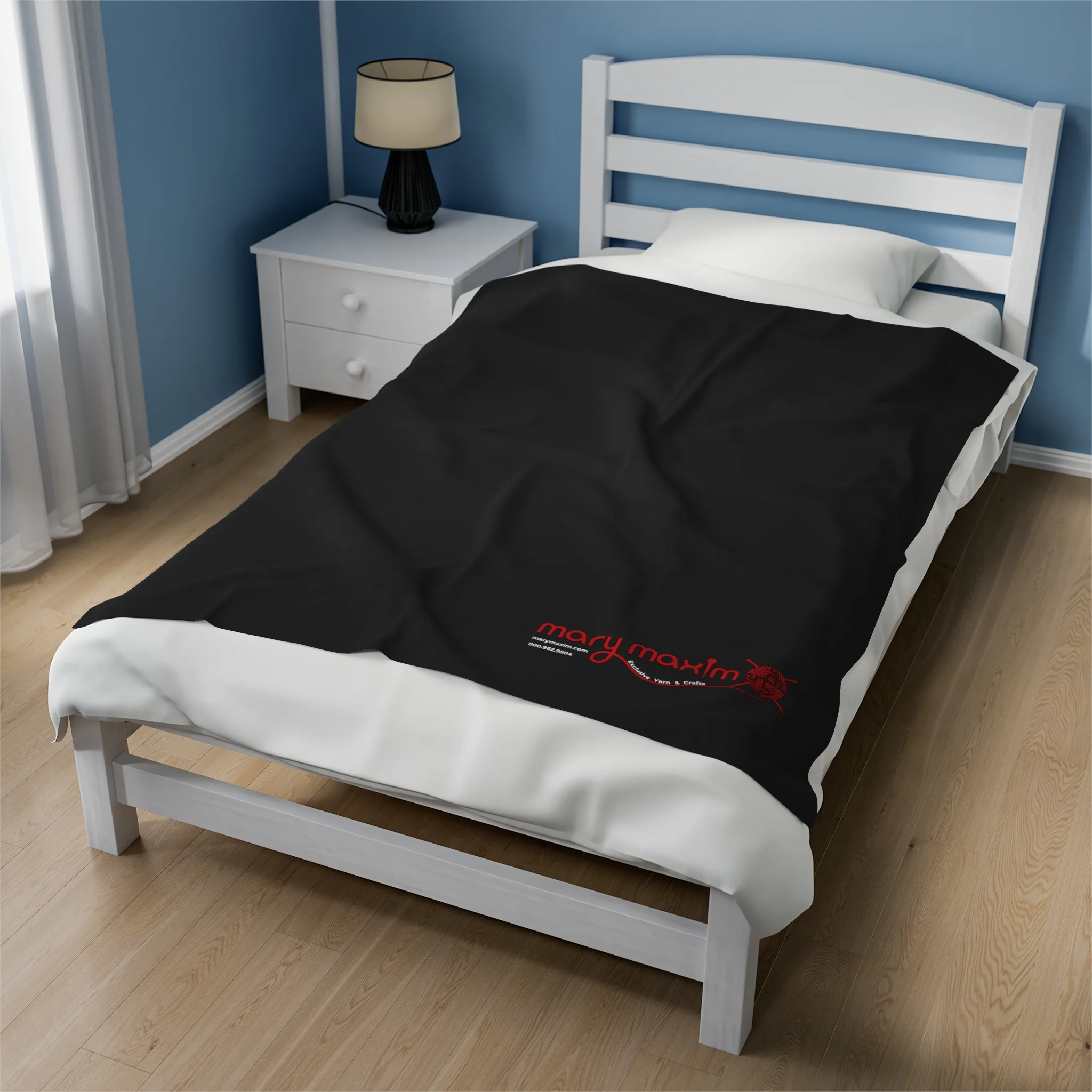 Mary Maxim Velveteen Plush Blanket